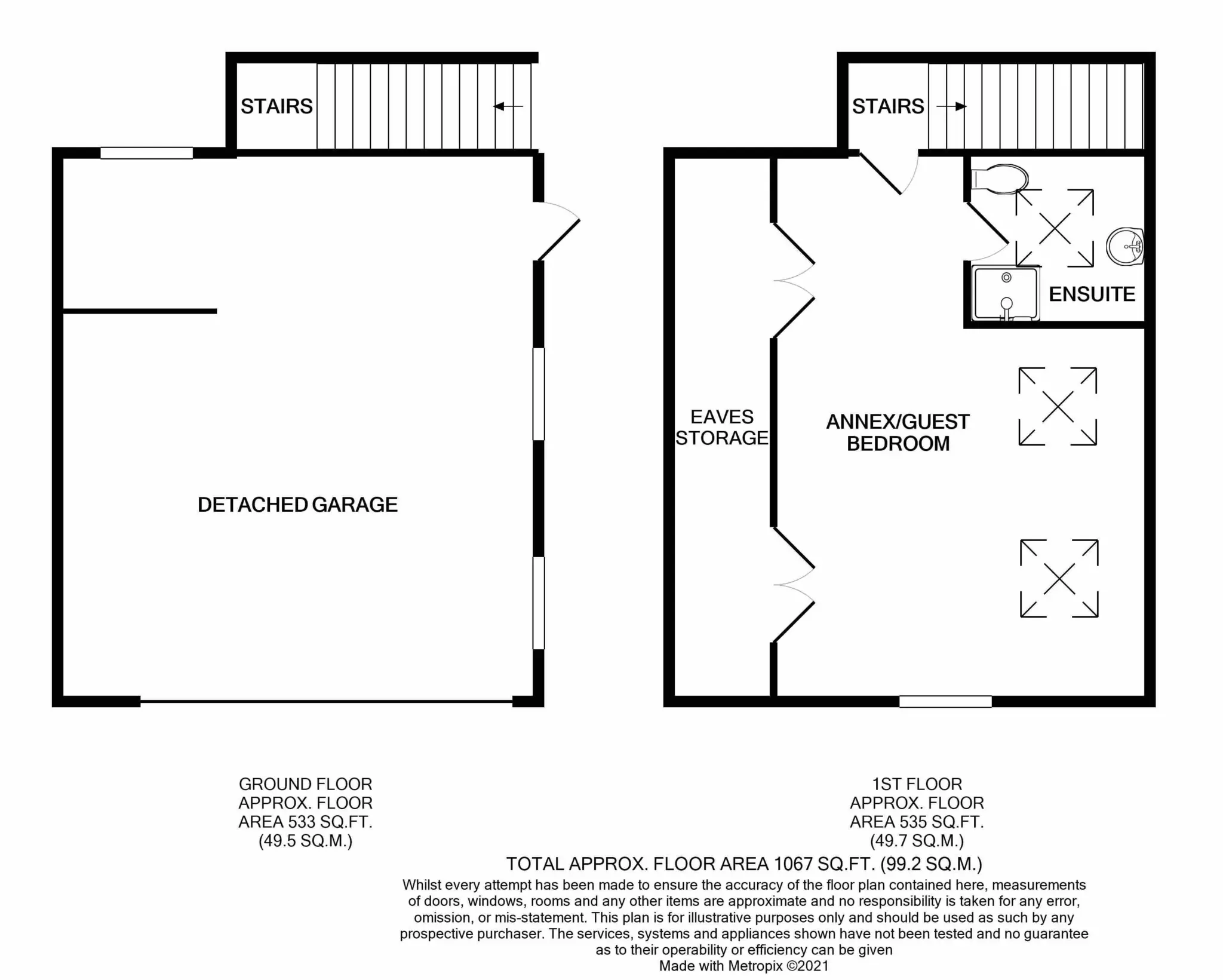 Floorplan - Tramman, 5 Beach Road, Port St Mary. - Plan 2 of 2