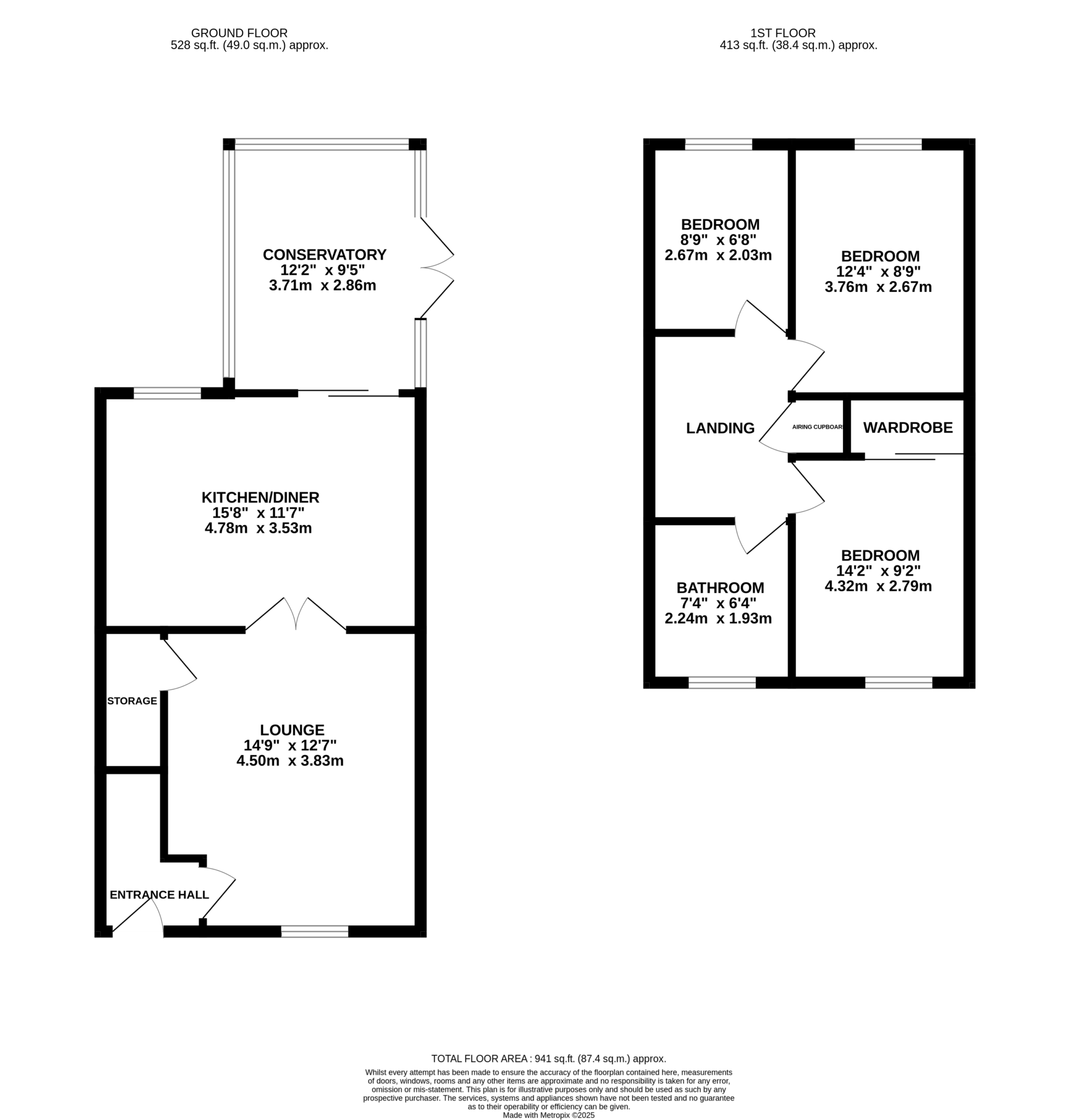 Floorplan - 15 Oak Road, Peel. - Plan 1 of 1