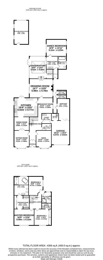 Floorplan - Loghtan House, Clifton Road Port St. Mary, Port St Mary. - Plan 1 of 1