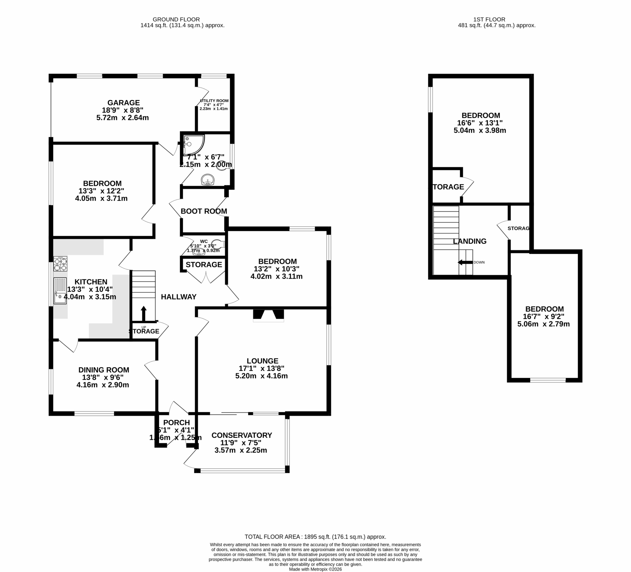 Floorplan - 1 Glen Close, Glen Maye. - Plan 1 of 1