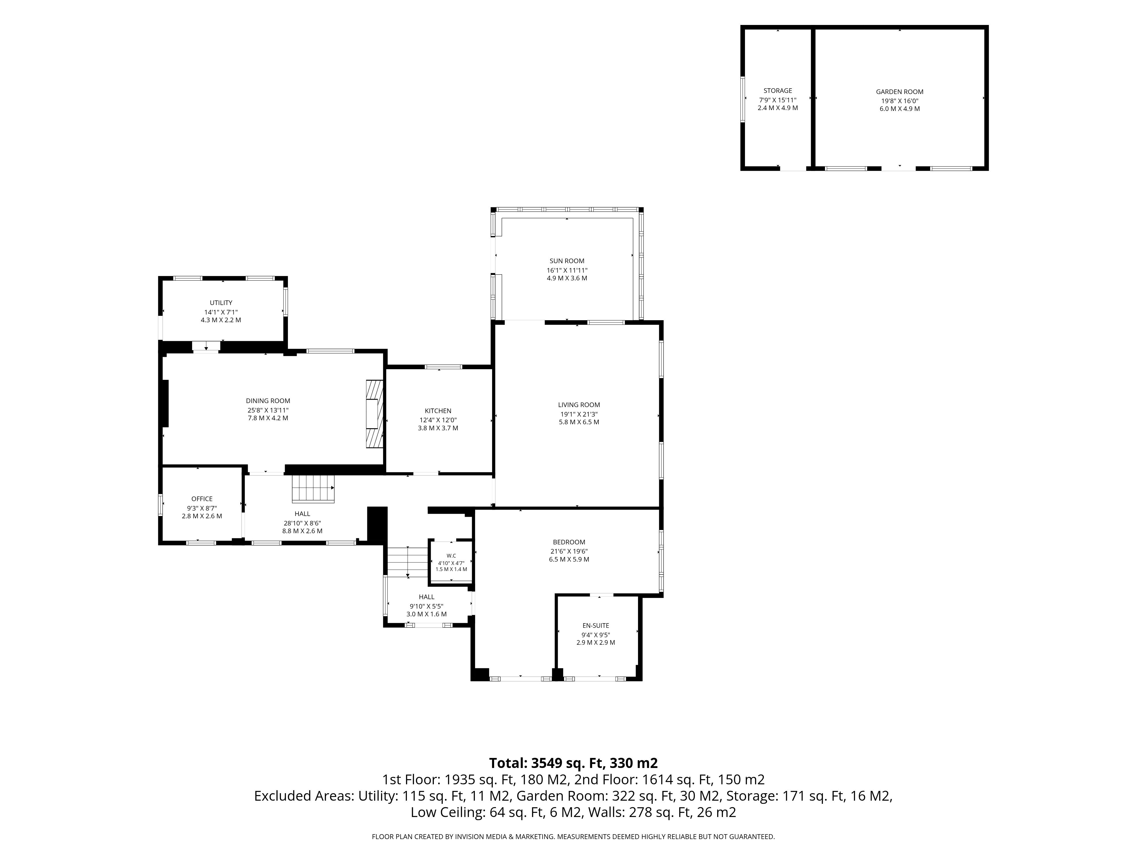 Floorplan - Old Clarum House, Ballaragh Road, Laxey IM4 7PL. - Plan 1 of 3