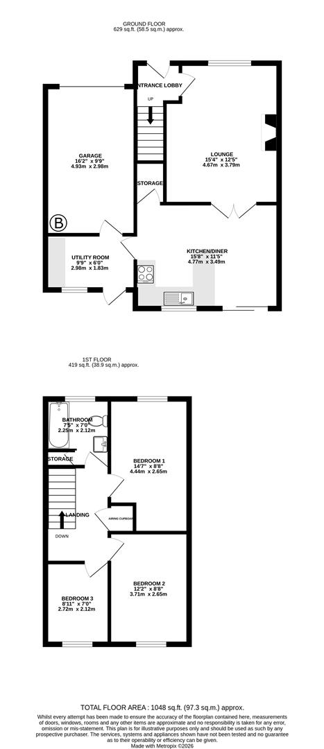 Floorplan - 65 Governors Hill Douglas. - Plan 1 of 1
