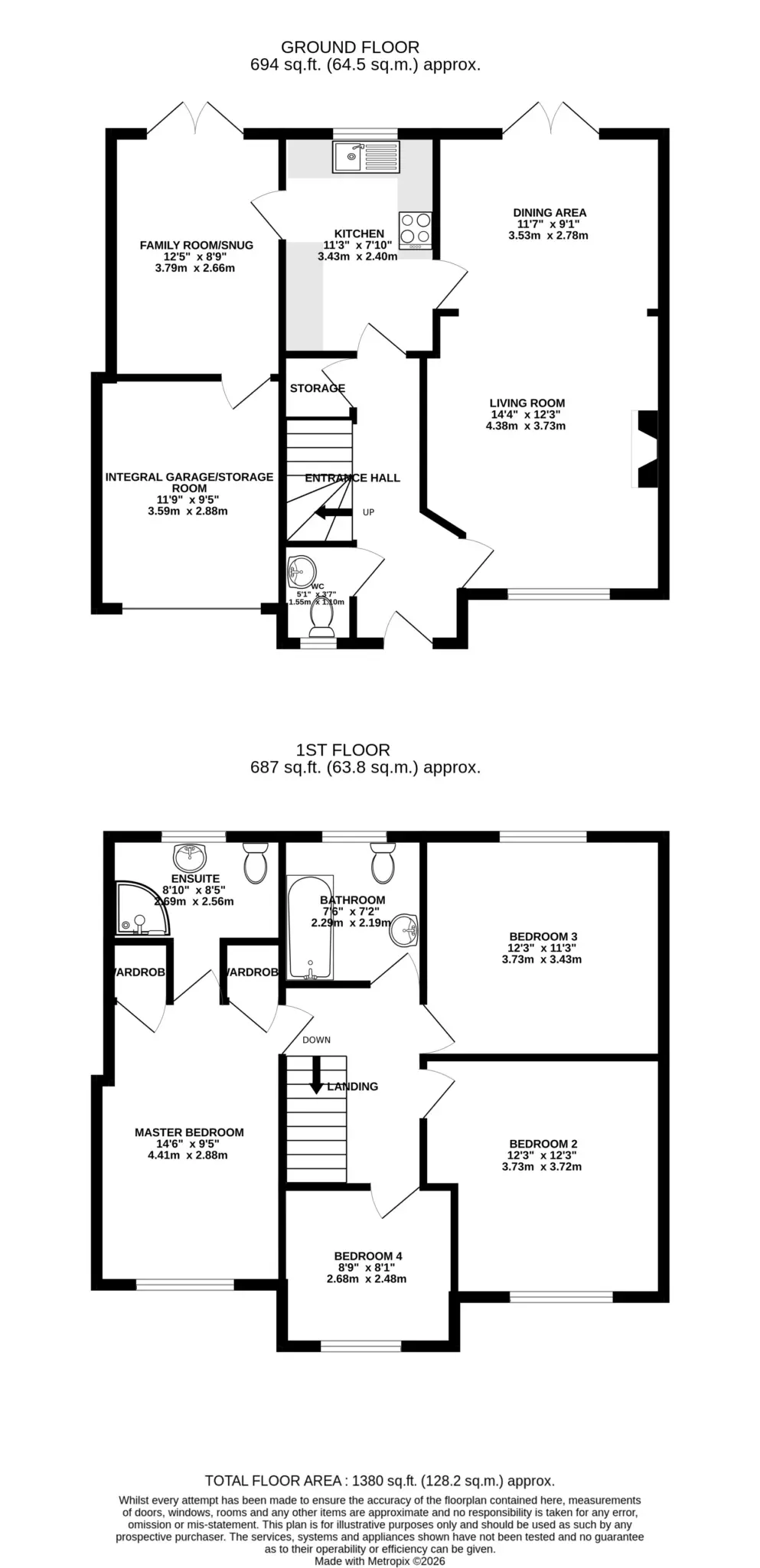Floorplan - 41 Campion Way, Douglas. - Plan 1 of 1