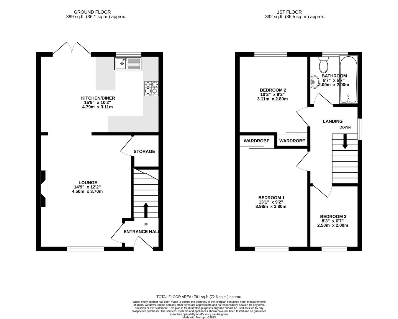 Floorplan - 18 Dovescroft Douglas. - Plan 1 of 1