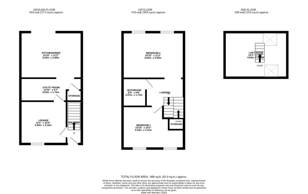 Floorplan - 25 Castle Street, Peel. - Plan 1 of 1