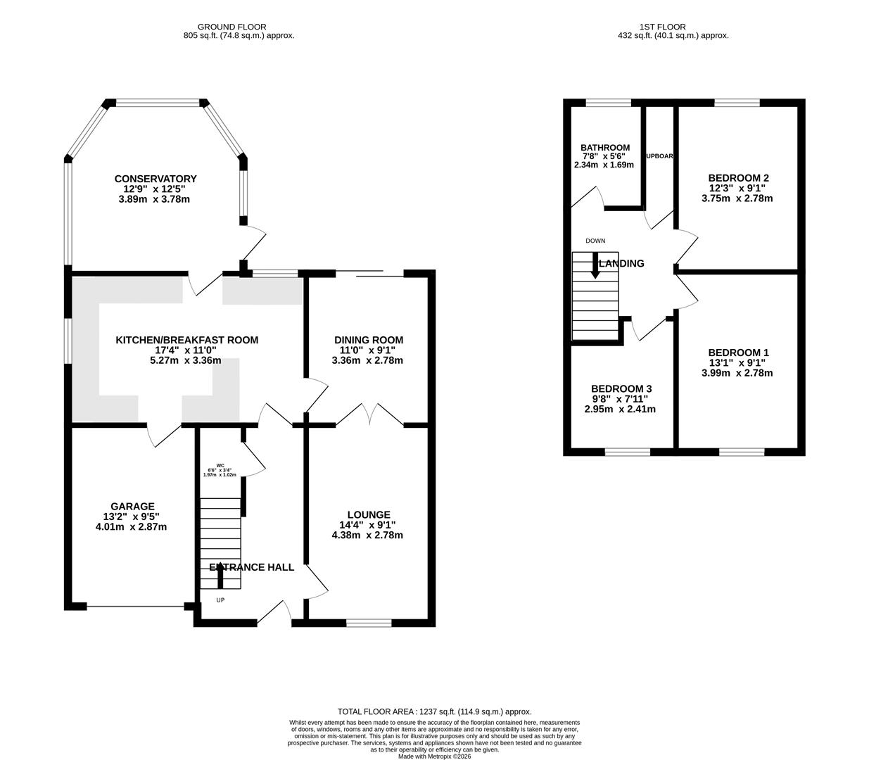 Floorplan - 22 Clybane Road Douglas. - Plan 1 of 1