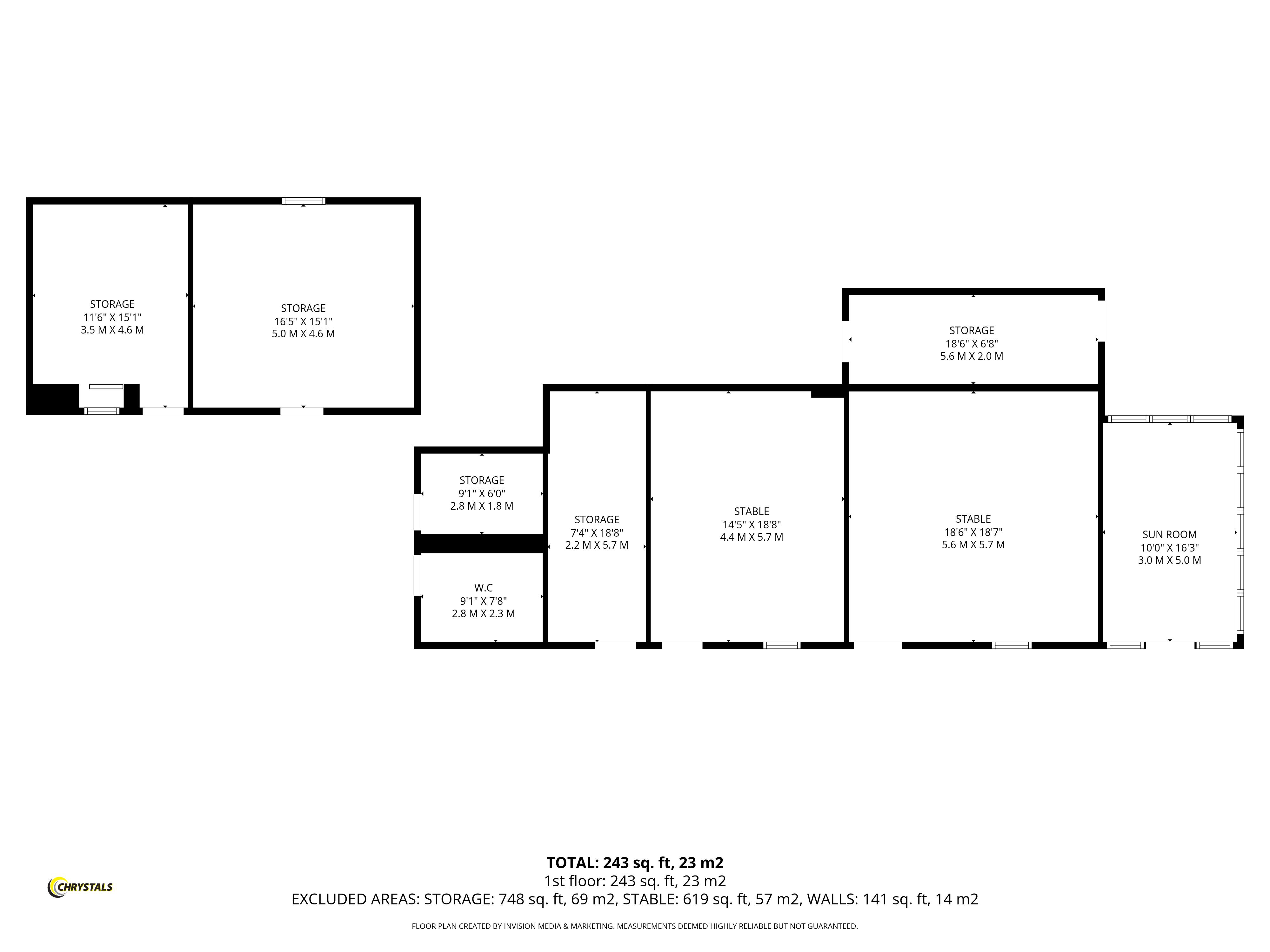 Floorplan - Ballacomish Farm Ronague, Arbory IM9 4HJ, Ballabeg. - Plan 2 of 2