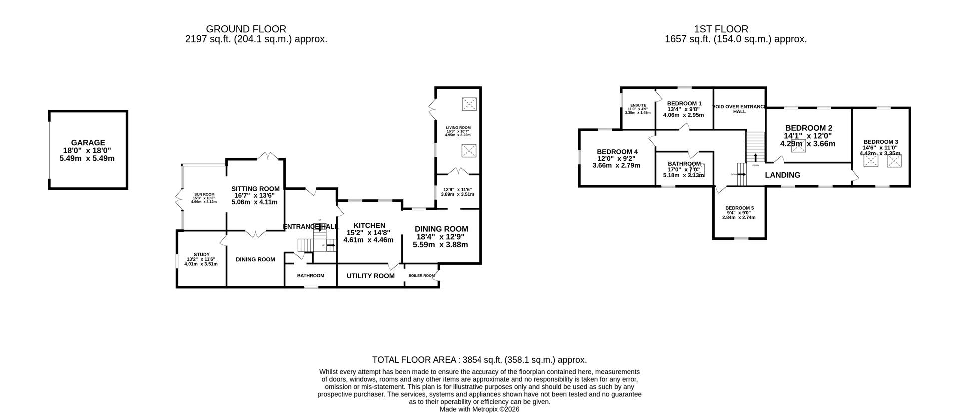 Floorplan - Mill House, Foxdale Road St. Johns, St Johns. - Plan 1 of 1