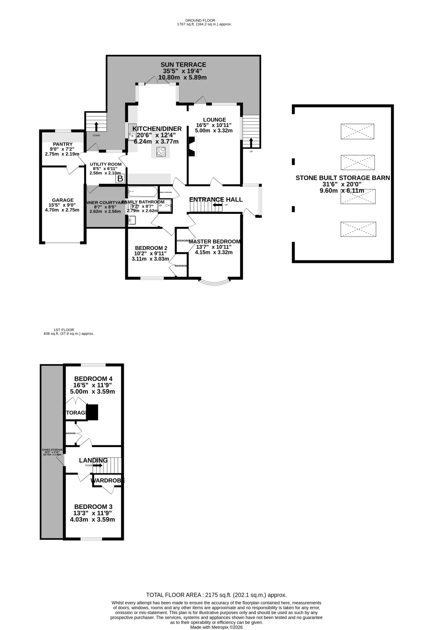 Floorplan - Cormin, Main Road, Glen Vine. - Plan 1 of 1