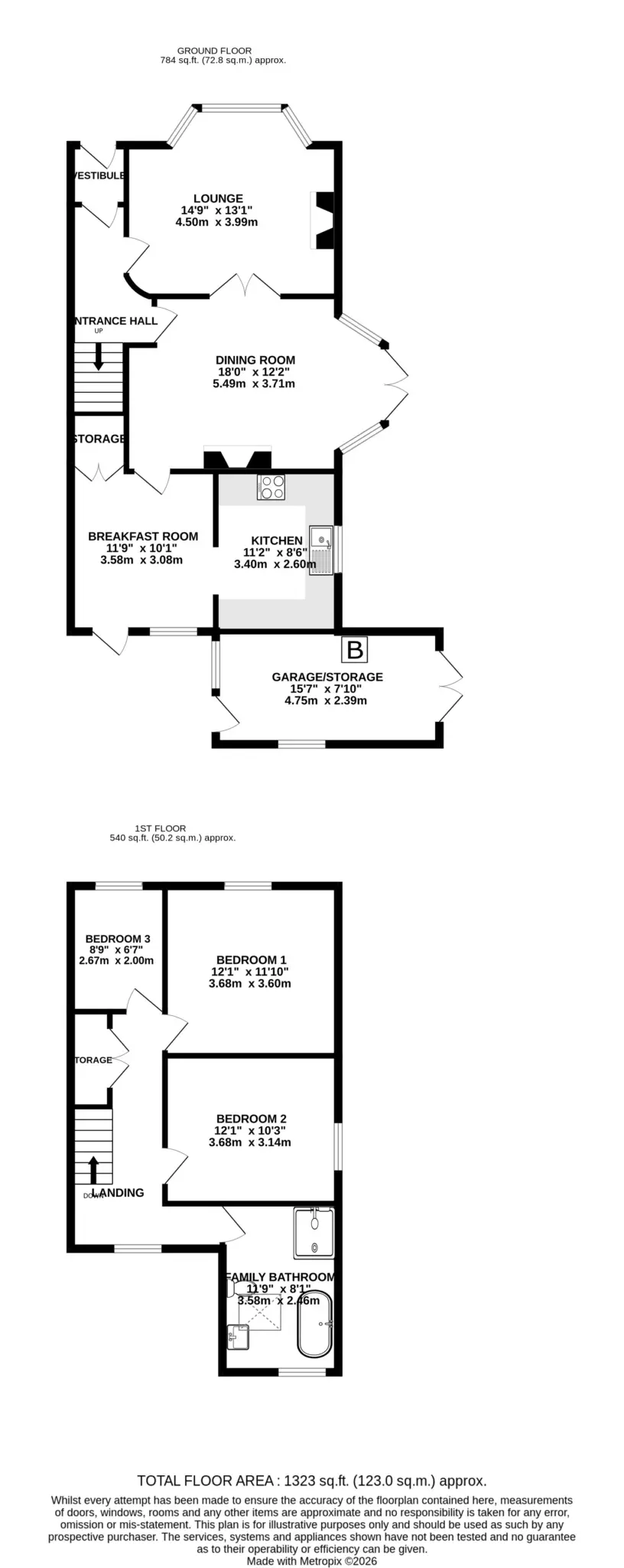 Floorplan - 38 Victoria Avenue, Douglas. - Plan 1 of 1