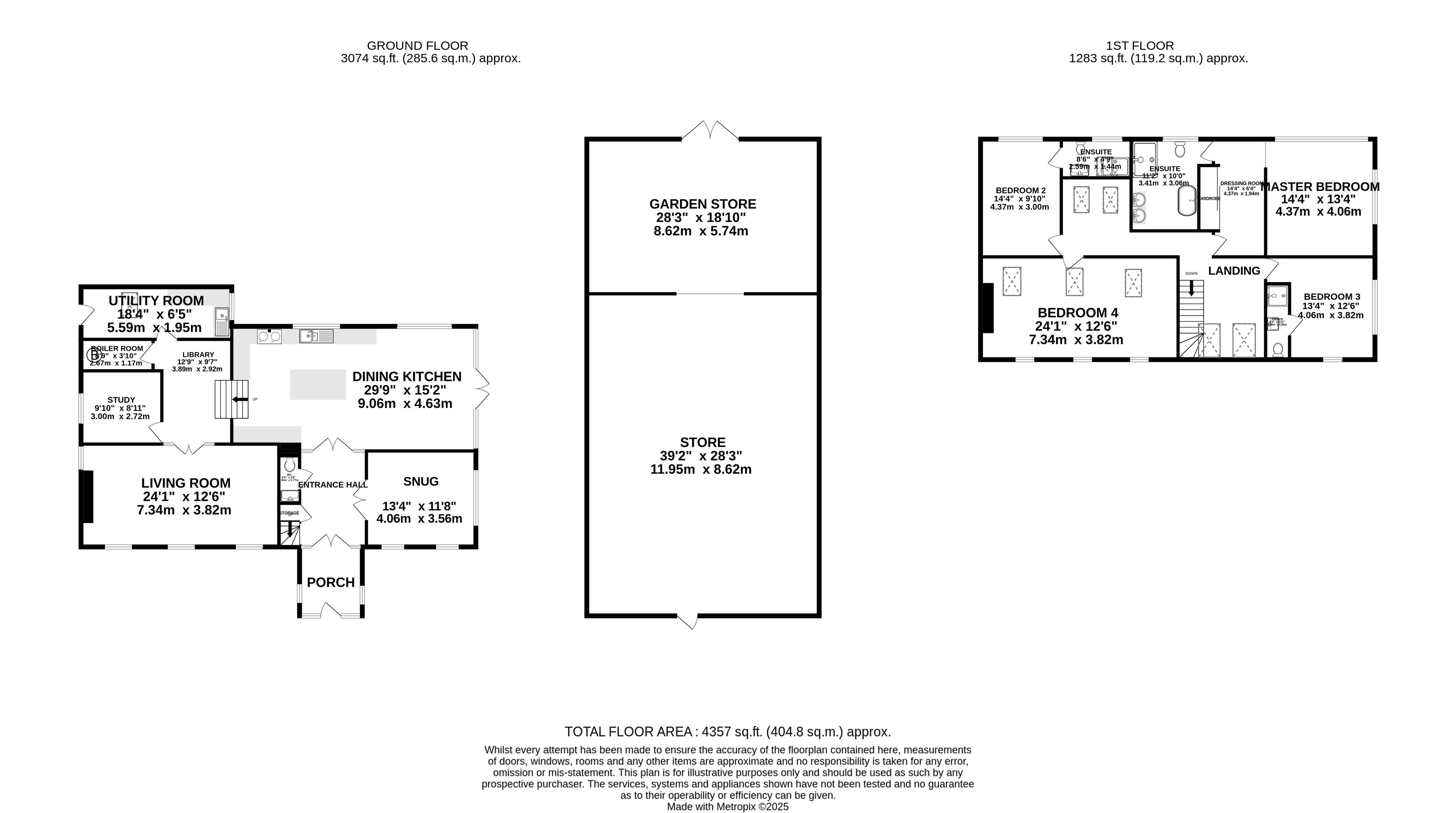 Floorplan - Ballamoar Farmhouse, Ballagill Road Doarlish Ard, Foxdale IM4 3BH. - Plan 1 of 1