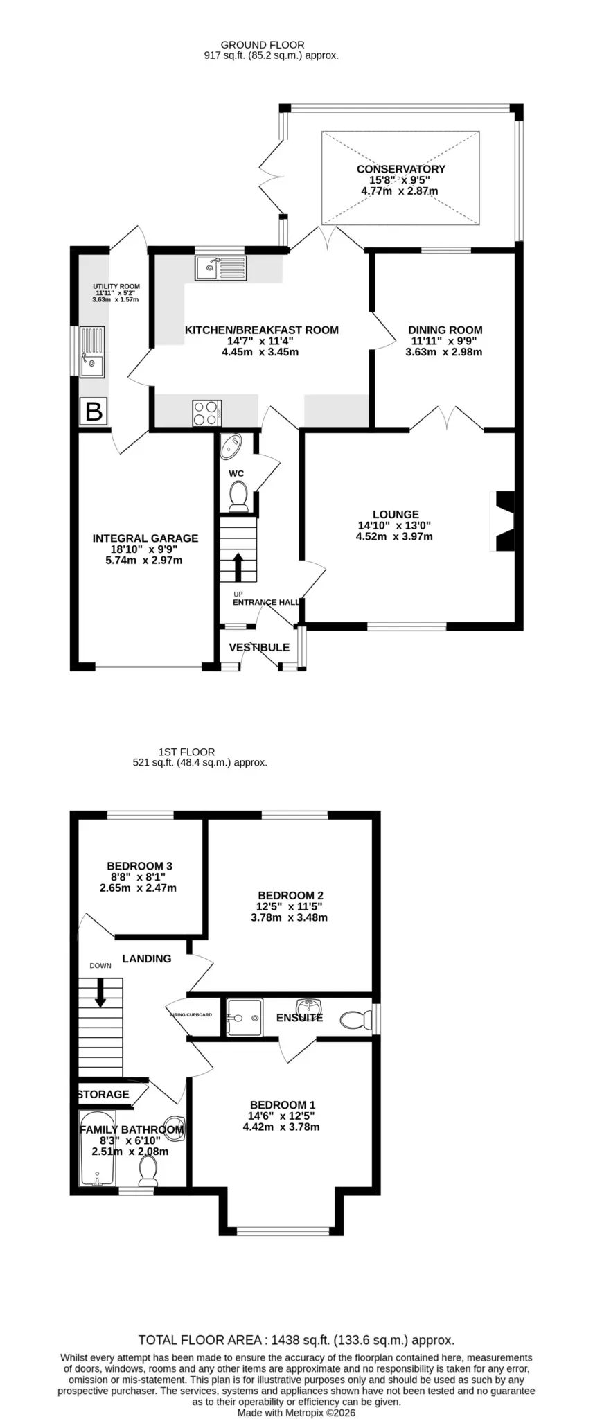 Floorplan - 19 The Laurels, Douglas. - Plan 1 of 1