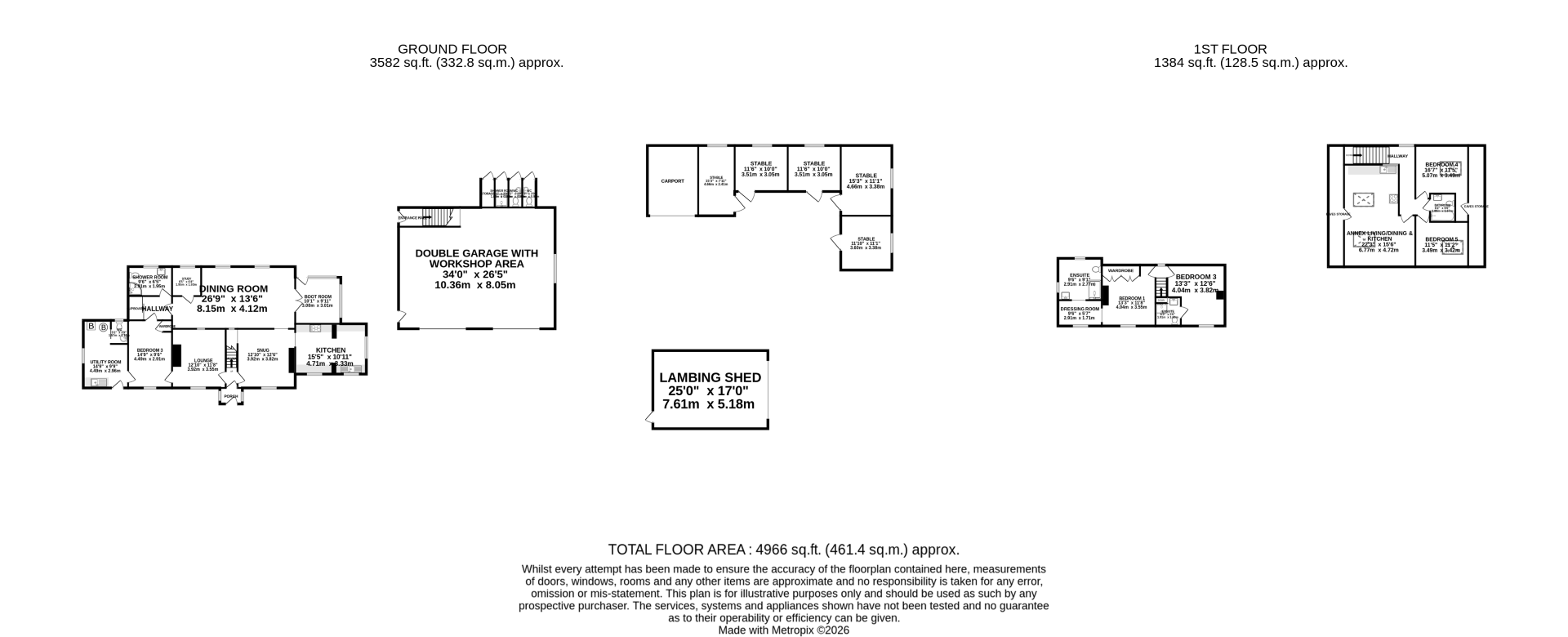 Floorplan - Ballamenagh cottage, Kirk Michael. - Plan 1 of 2