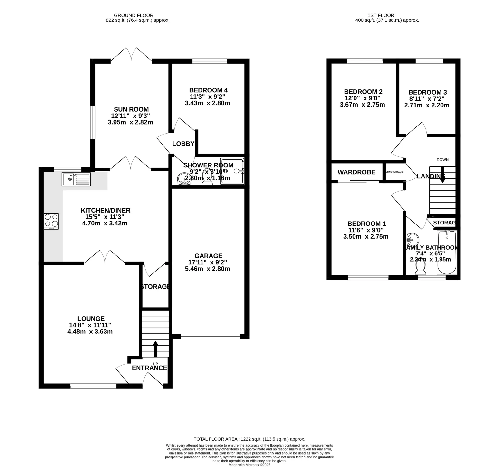 Floorplan - 1 Ballacottier Meadow, Douglas. - Plan 1 of 1