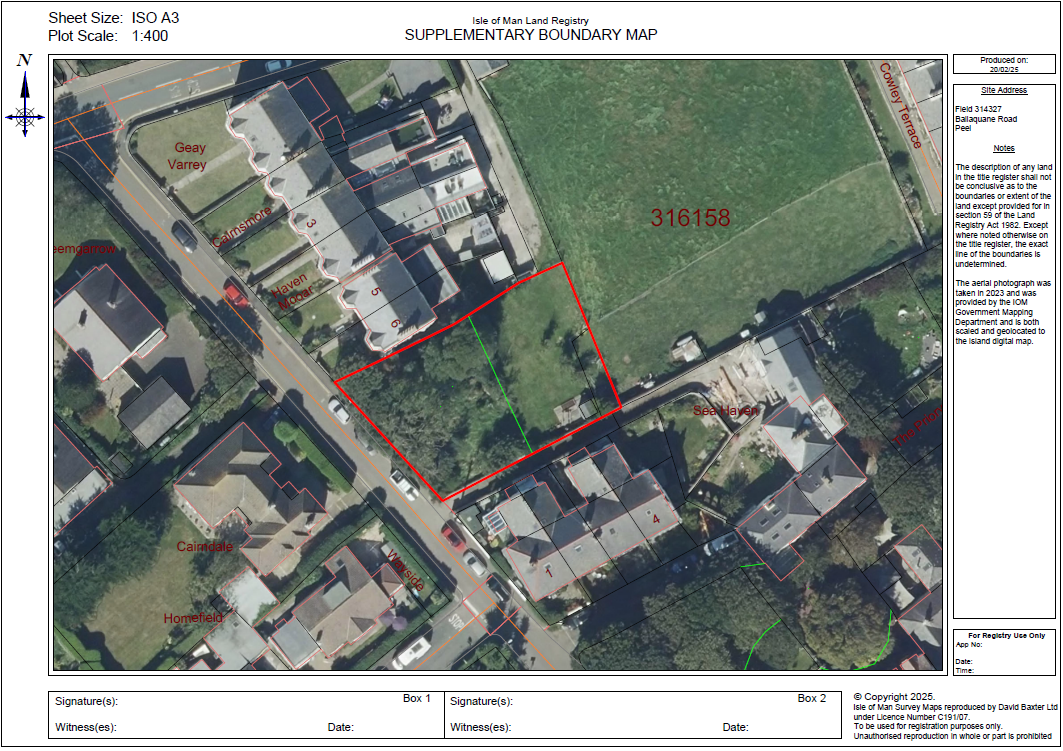 Floorplan - The Orchard, Peel. - Plan 1 of 1