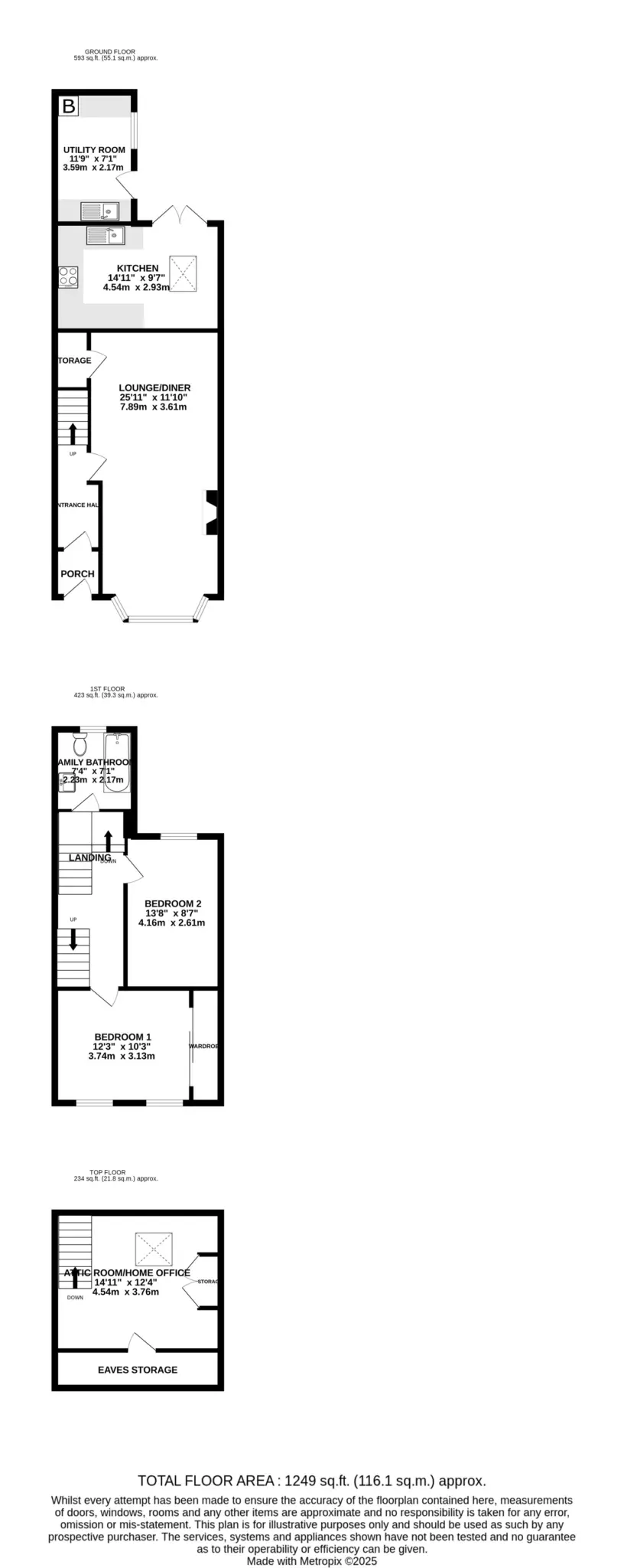 Floorplan - 18 Victoria Avenue, Douglas. - Plan 1 of 1