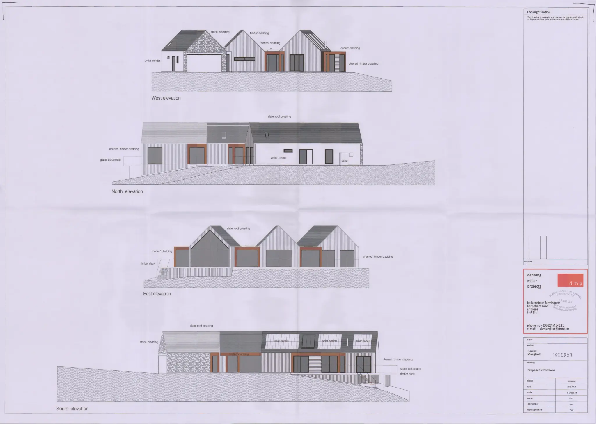 Floorplan - Denizli, Booilushag, Maughold, Ramsey. - Plan 2 of 2