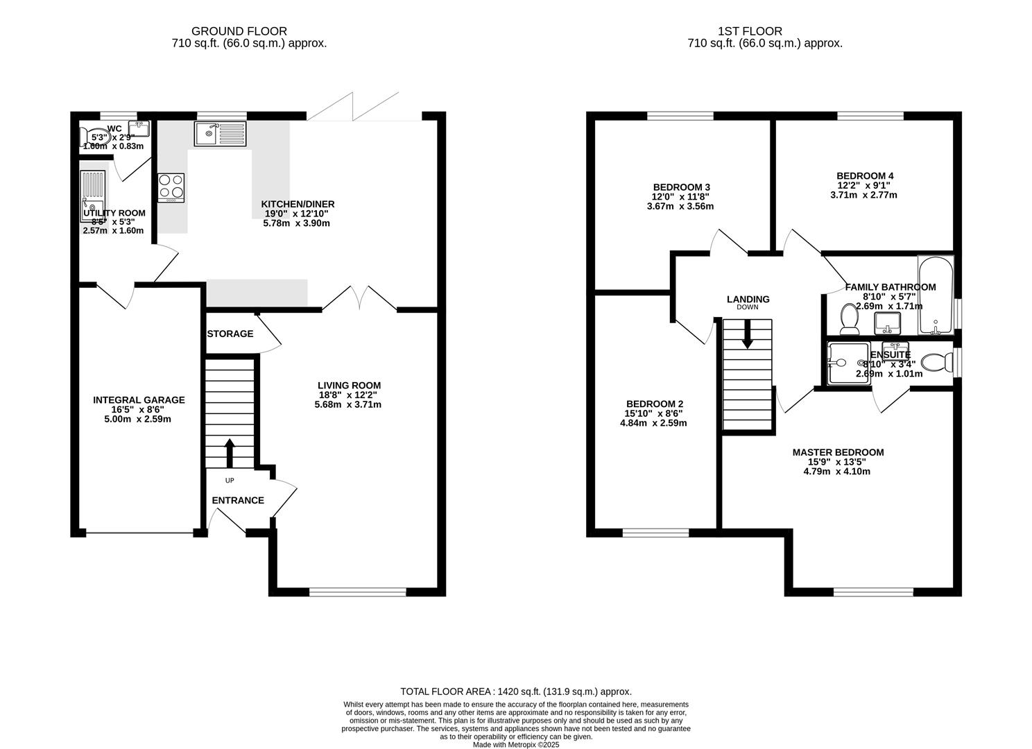 Floorplan - 2 Penny Lane Crosby Meadows, Crosby. - Plan 1 of 1