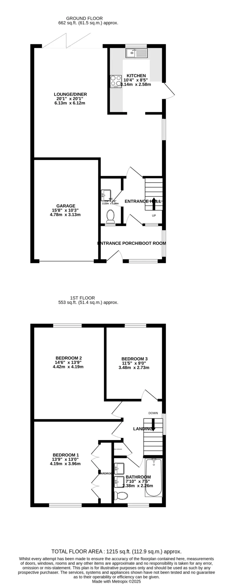 Floorplan - 11 Lower Dukes Road, Douglas. - Plan 1 of 1