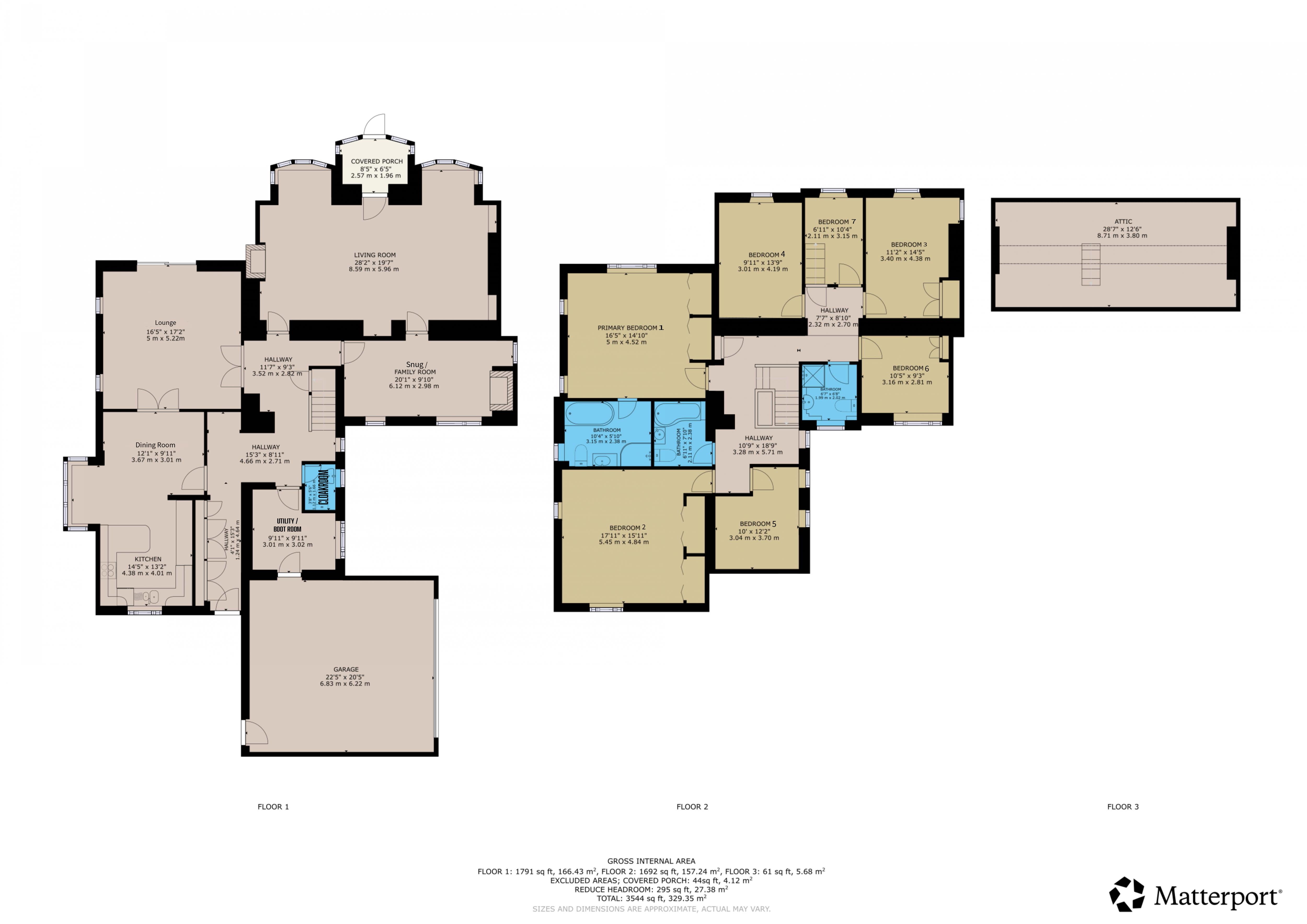 Floorplan - The Hill House, Cousins Hill, Surby, Port Erin IM9 6QR. - Plan 1 of 1