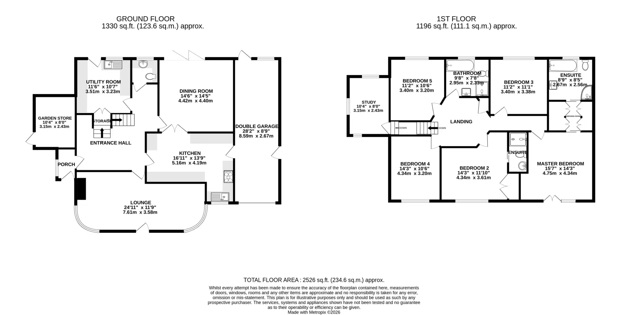 Floorplan - Kohima, Clay Head Road, Baldrine. - Plan 1 of 1