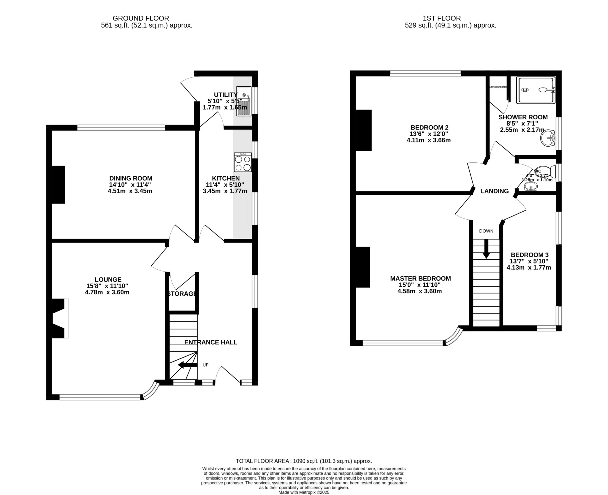 Floorplan - 13 St. Catherines Drive, Douglas. - Plan 1 of 1