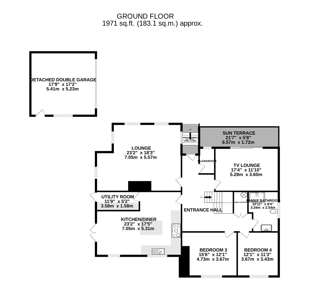 Floorplan - 6 Kermode Road, Crosby. - Plan 1 of 2