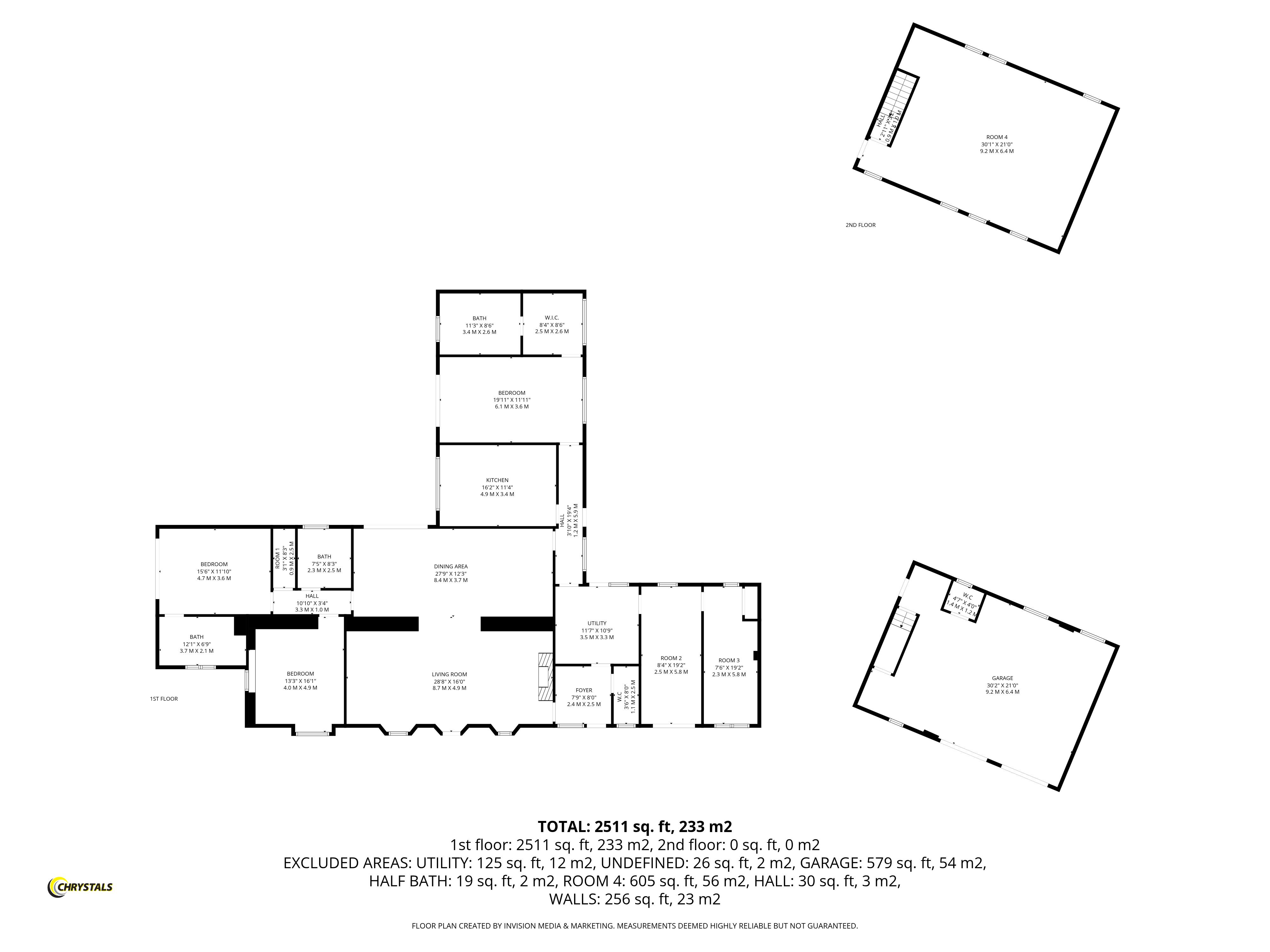 Floorplan - Close William, Loop Road West Craig, St Judes IM7 3BX. - Plan 1 of 1