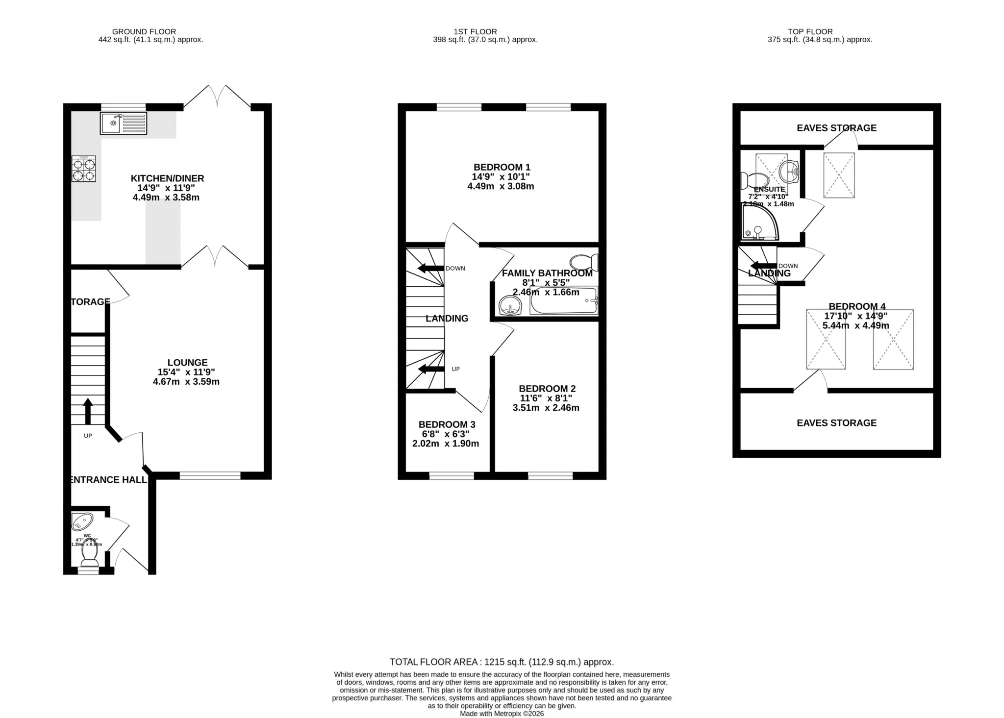 Floorplan - 31 Murrays Lake Drive, Santon. - Plan 1 of 1