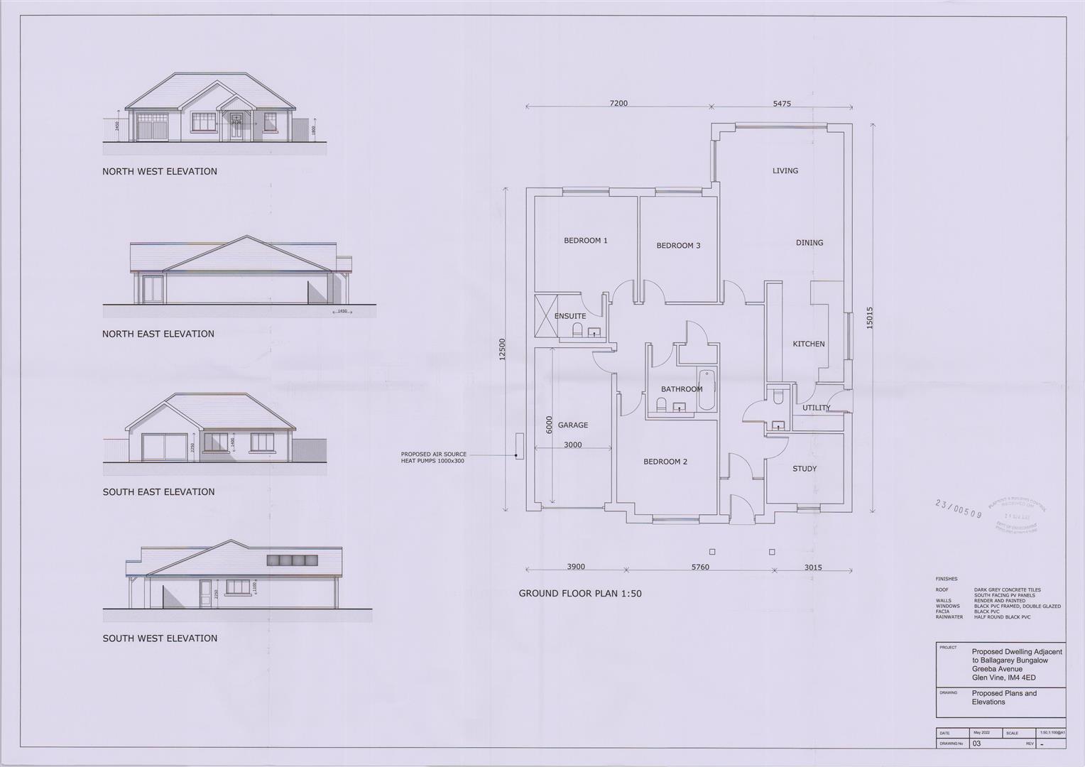 Floorplan - Residential Development Plot, Greeba Grove Glen Vine. - Plan 1 of 1