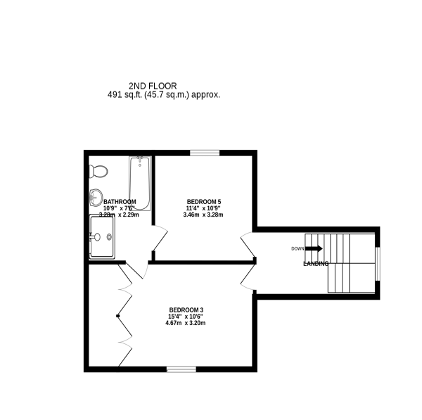 Floorplan - Willoughby, Fistard Road, Port St Mary. - Plan 3 of 4