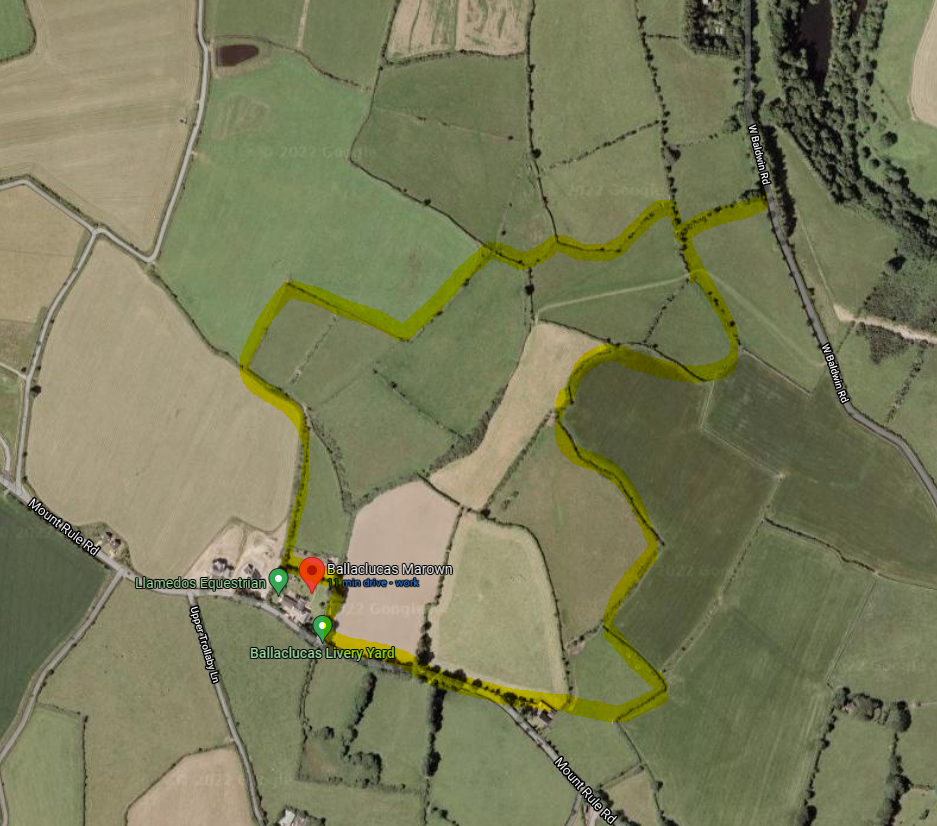 Floorplan - Llamedos Equestrian Centre, Top Road, Crosby. - Plan 1 of 1