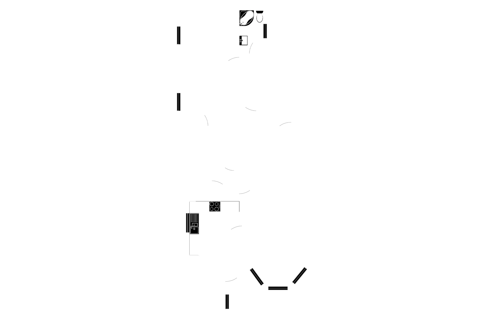 Floorplan - Apartment 1, Grosvenor Court, Derby Terrace, Douglas. - Plan 1 of 1