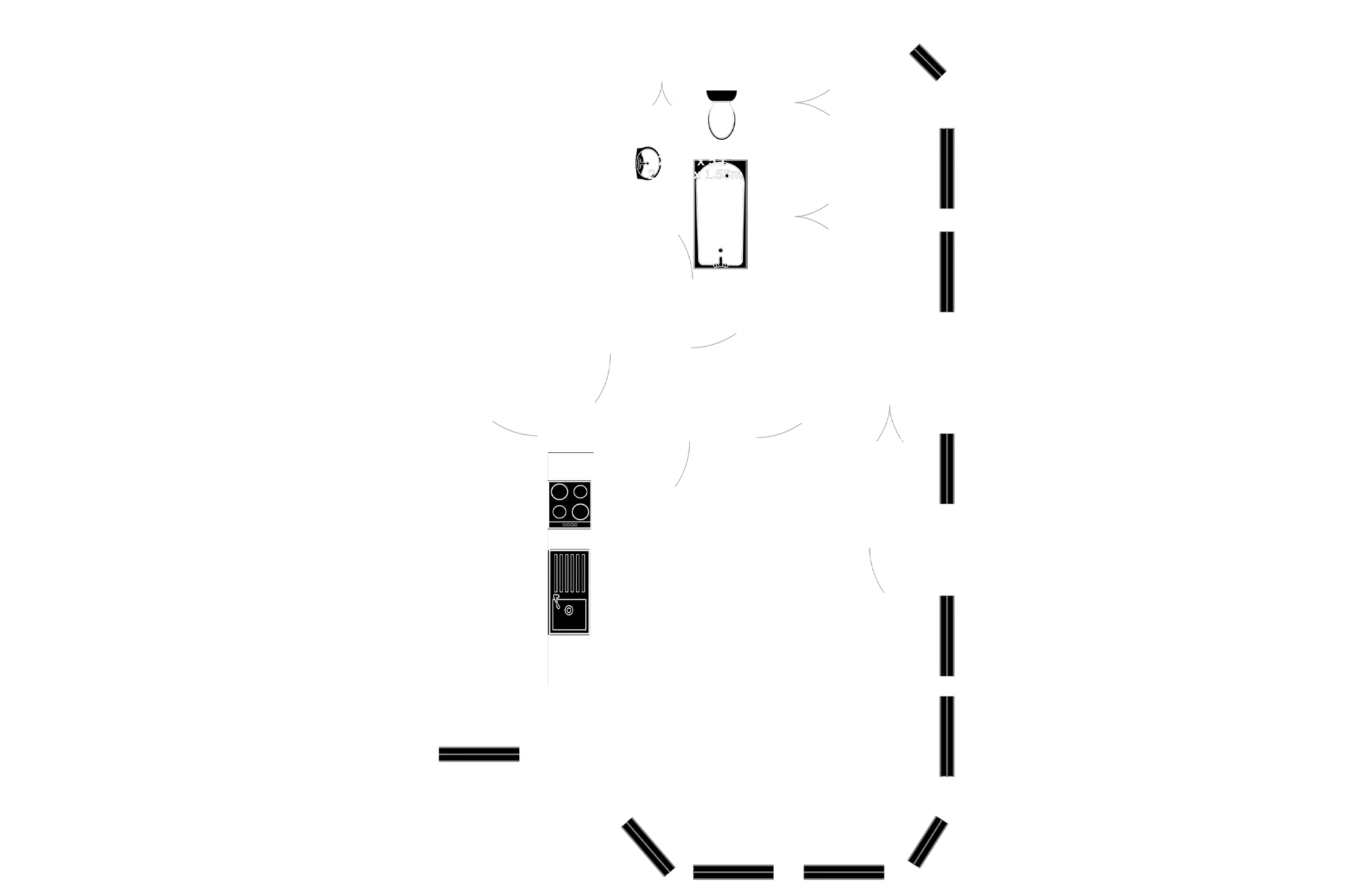 Floorplan - Apartment 7, Marlborough Court Apartments, Douglas. - Plan 1 of 1