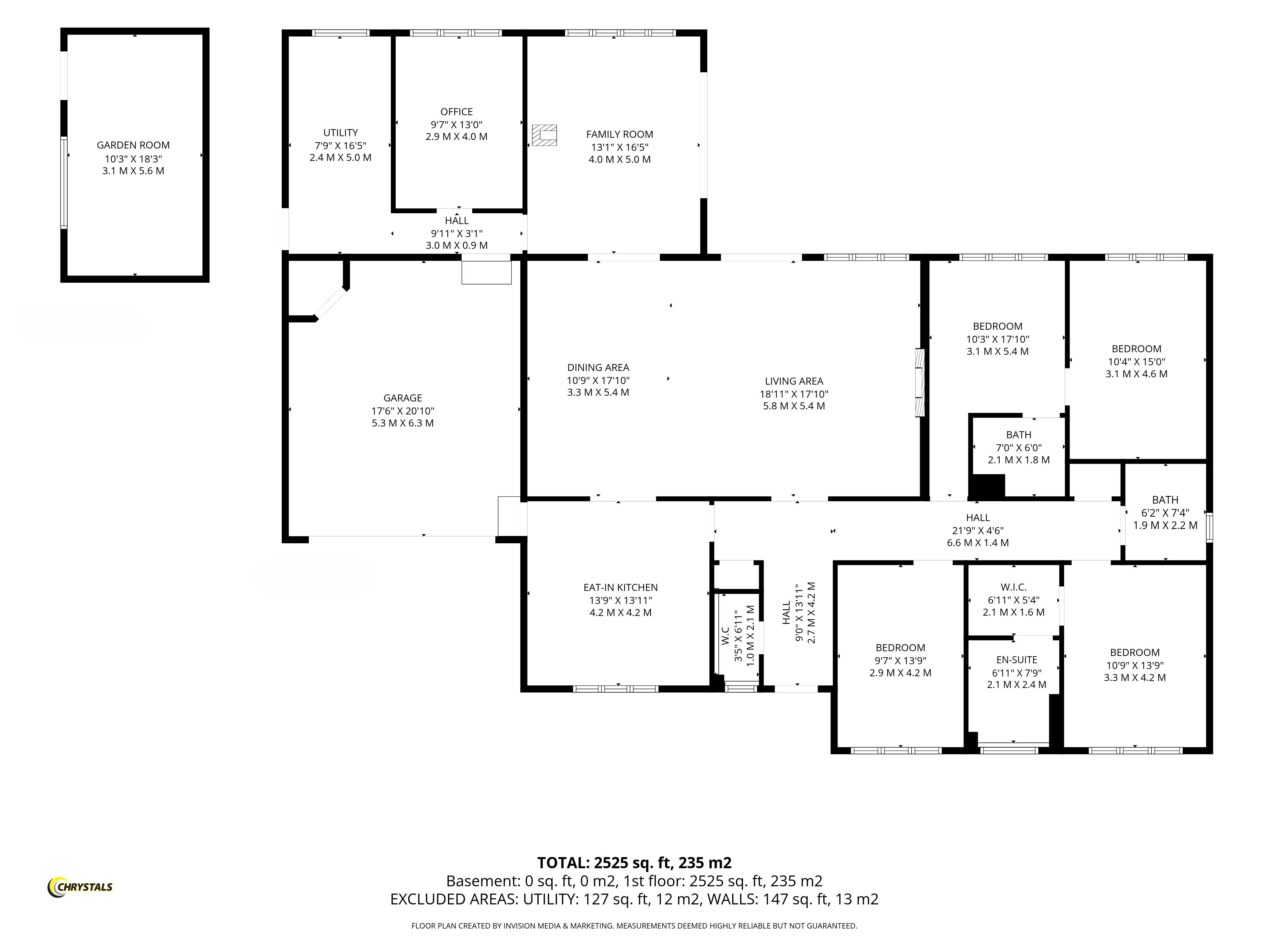 Floorplan - The Windermere, 27 Cronk Cullyn, Colby IM9 4NQ. - Plan 1 of 1