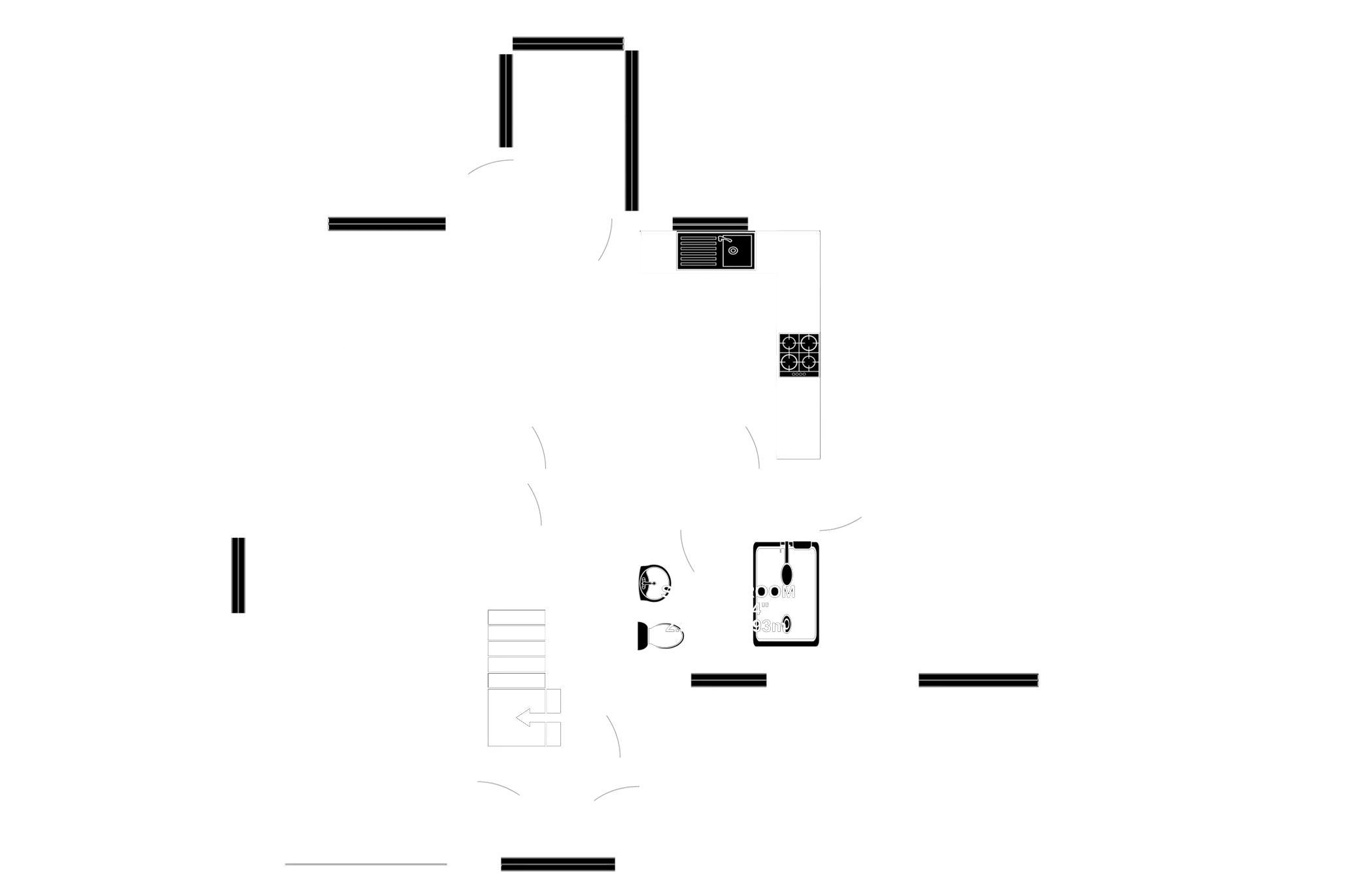 Floorplan - Clovelly, 60 Howe Road, Onchan. - Plan 1 of 2