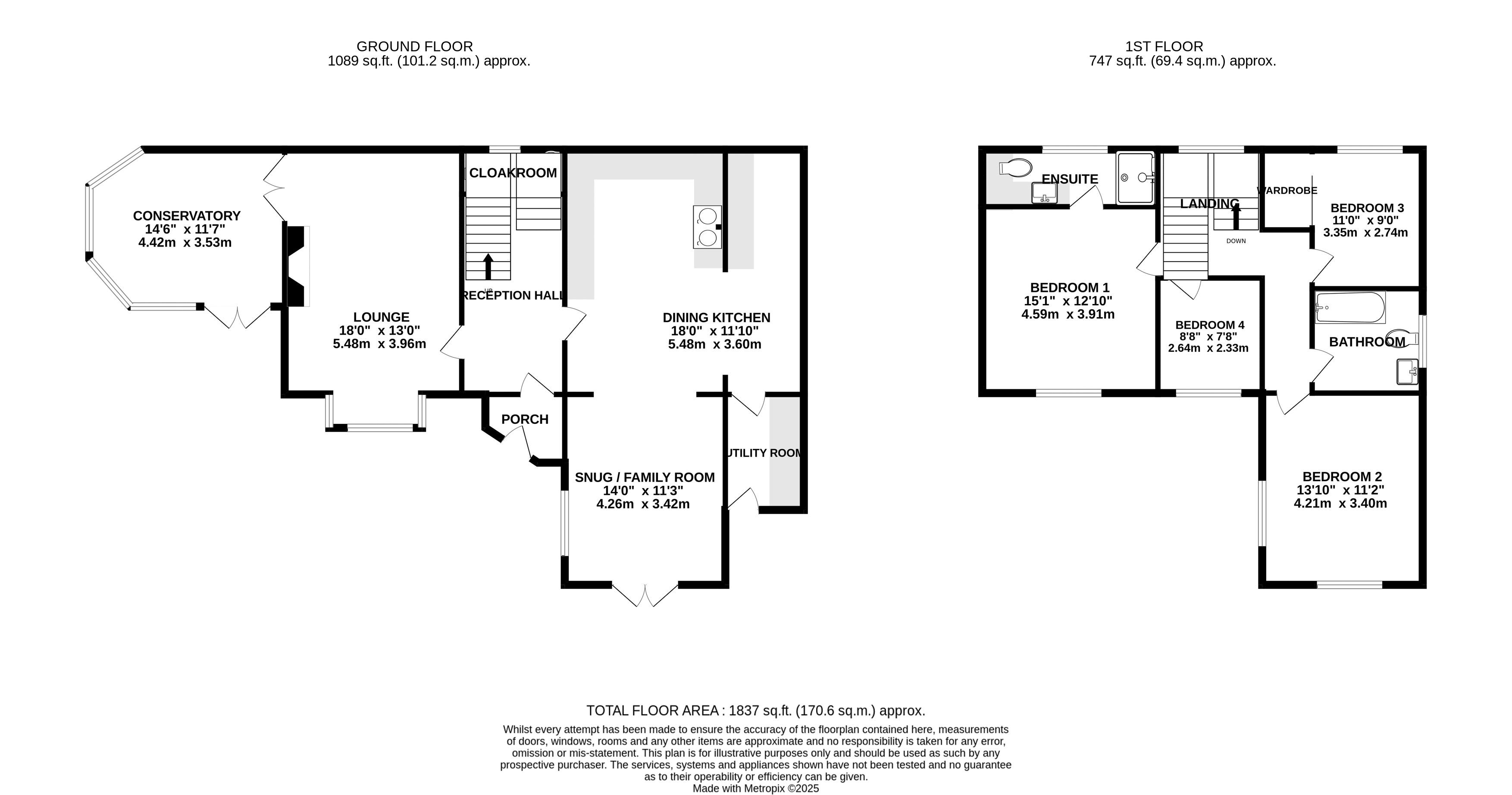 Floorplan - The Beeches, Abbey Road, Ballasalla IM9 3DF. - Plan 1 of 1