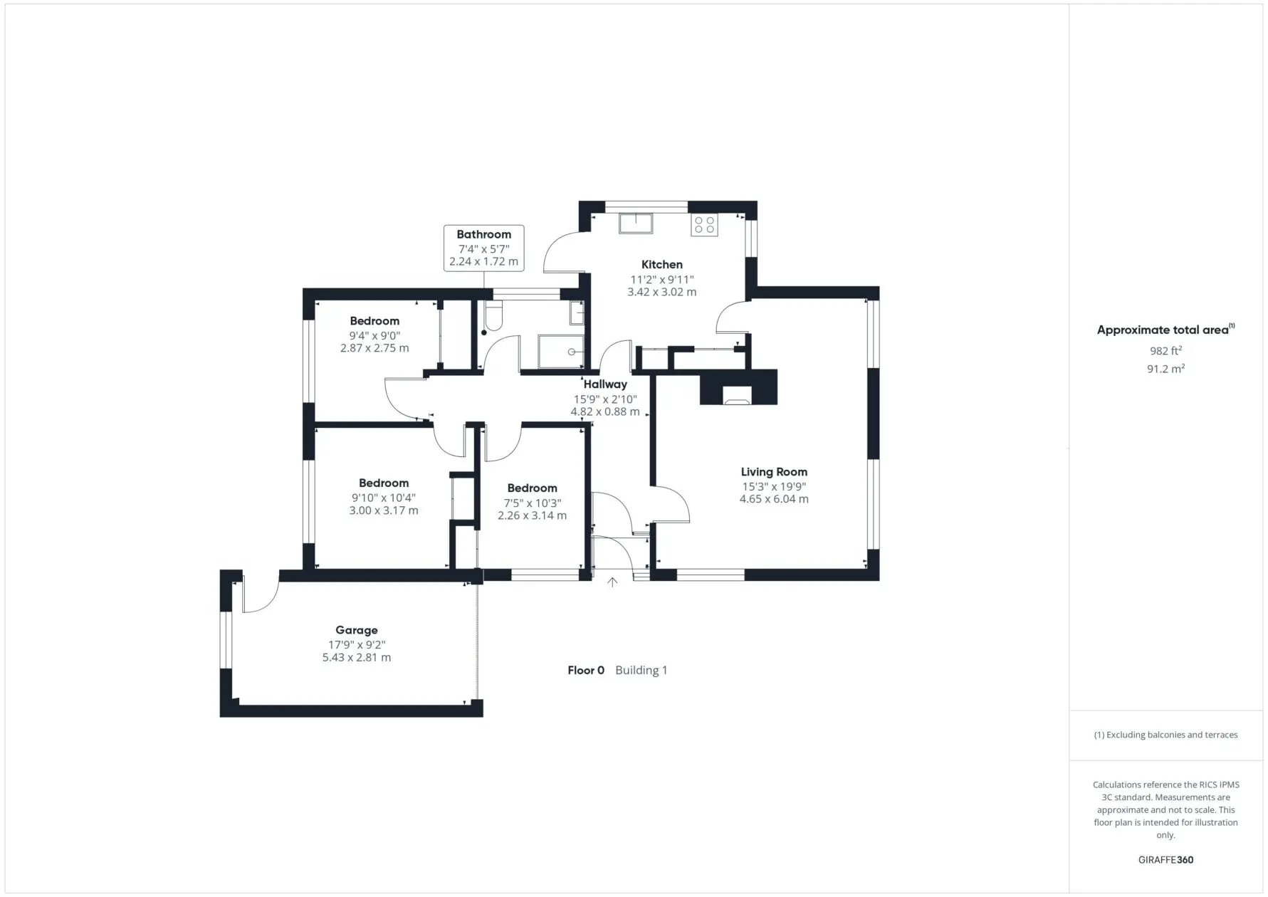 Floorplan - 1 Killeaba Mount, Ramsey, Isle Of Man, Isle Of Man, IM8 2JG. - Plan 1 of 1
