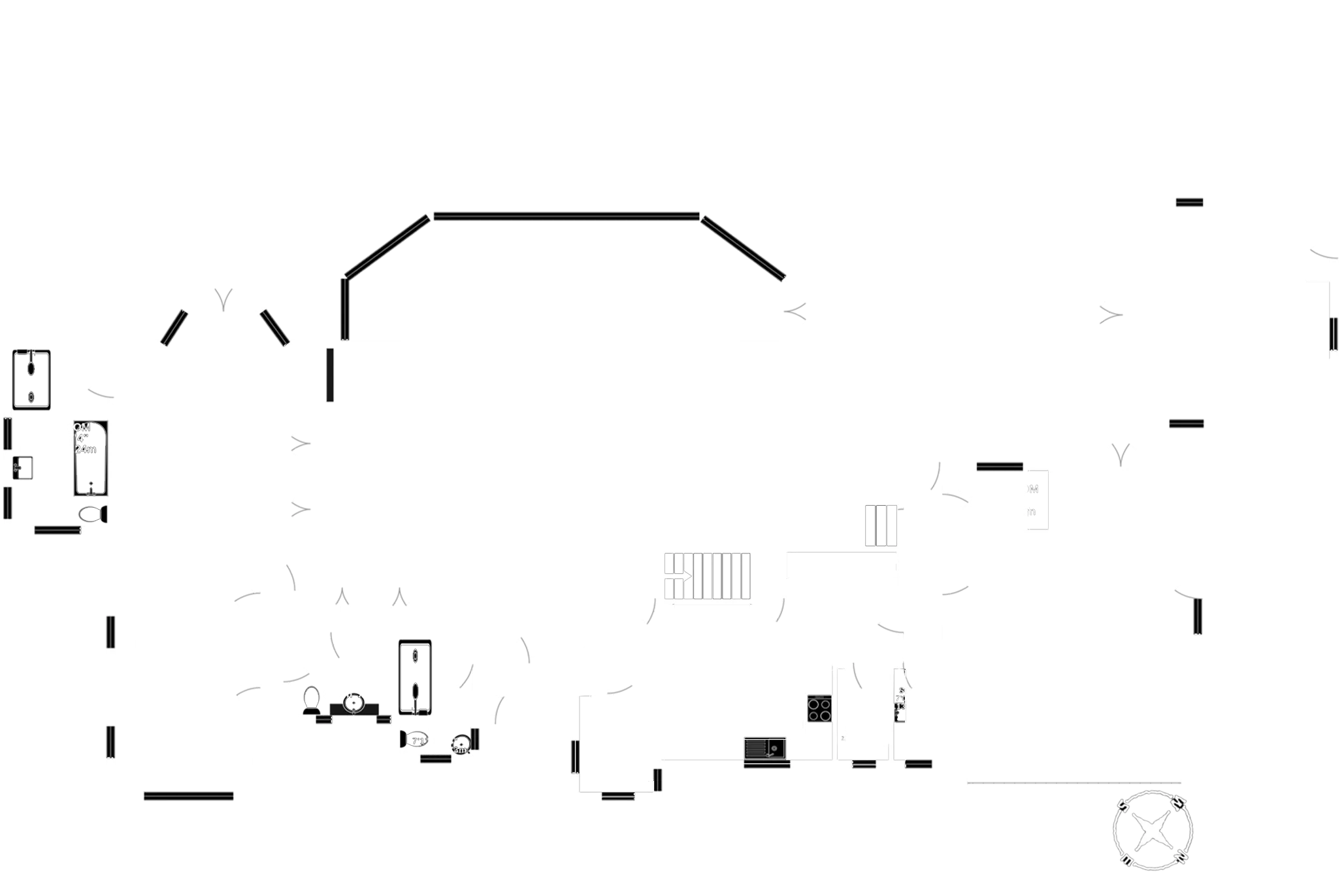 Floorplan - Ferndale, Saddle Road, Douglas. - Plan 1 of 2