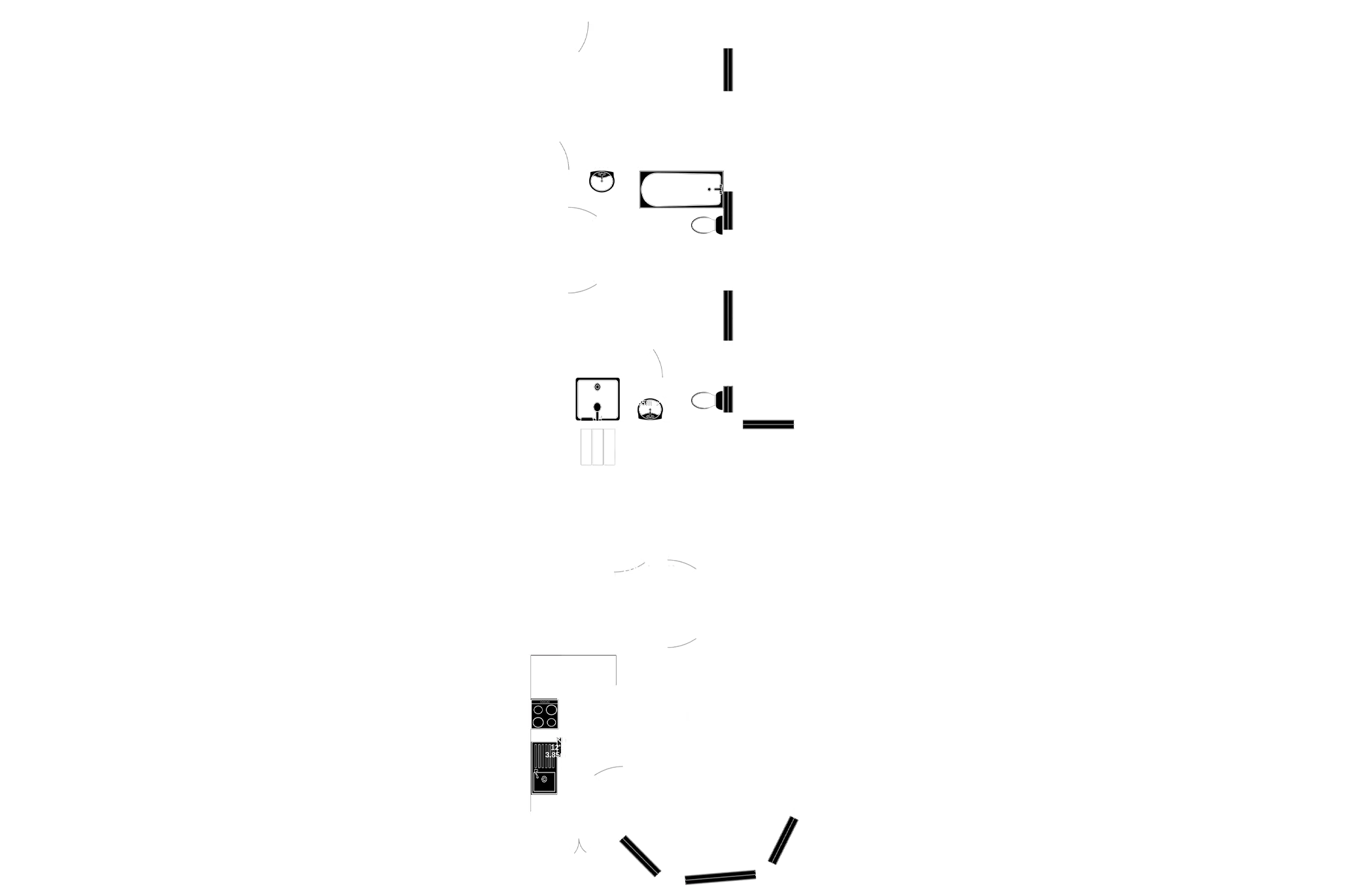 Floorplan - Flat 3, Atholville, Castle Drive, Douglas. - Plan 1 of 1