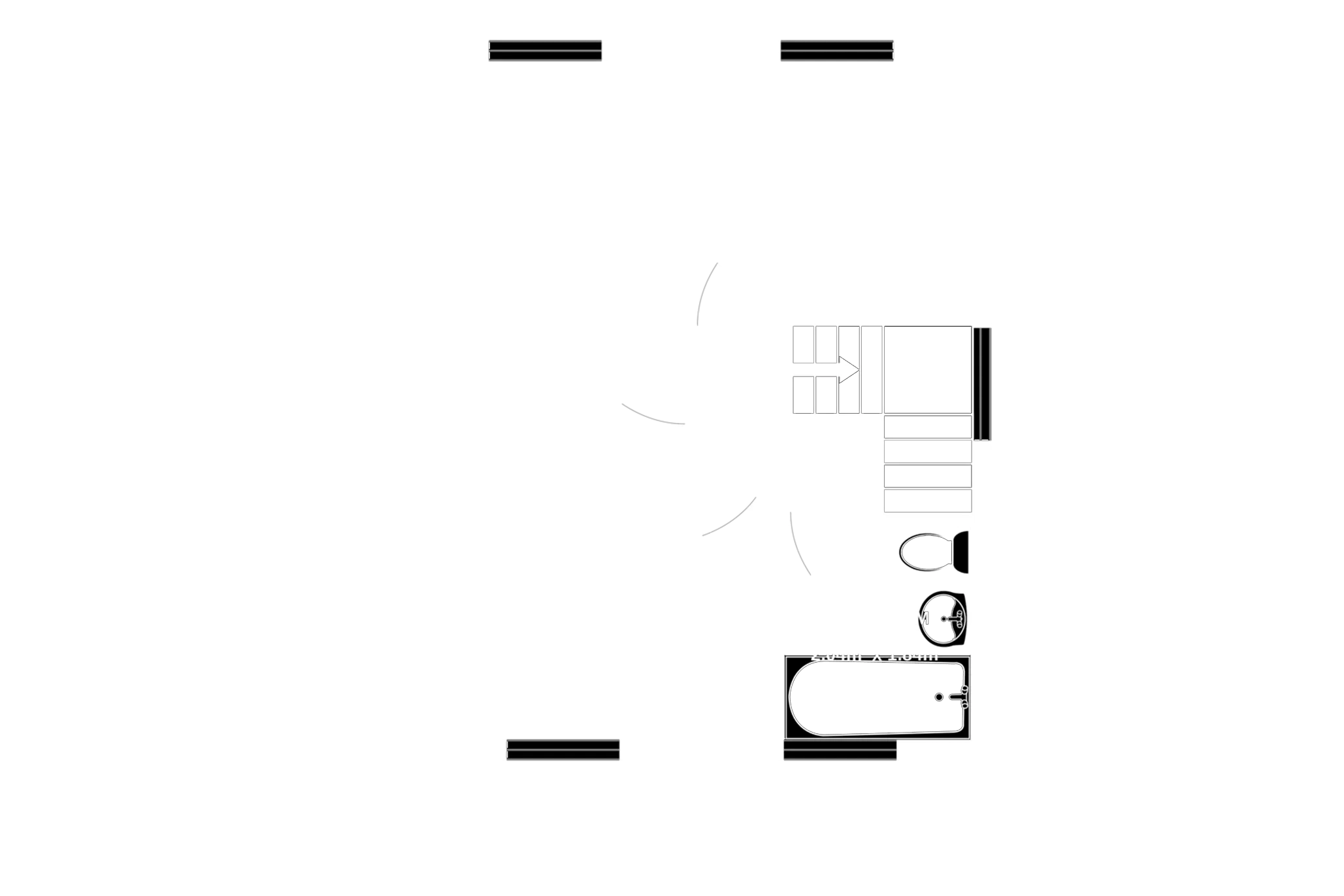 Floorplan - Braeside, Fairy Cottage, Laxey. - Plan 2 of 3