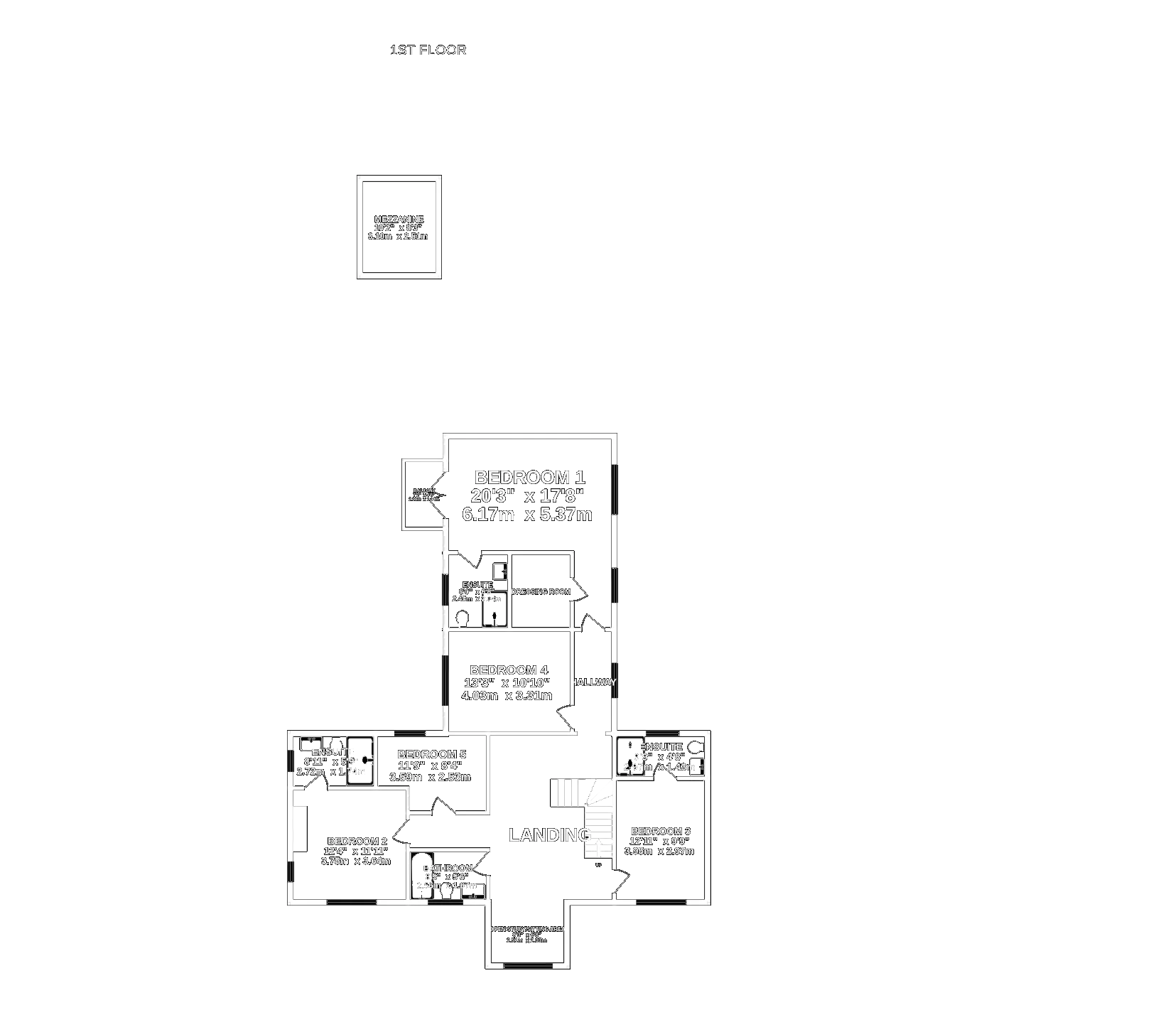 Floorplan - Lilleo Farmhouse, Abbeylands Estate, Abbeylands, Douglas. - Plan 2 of 3