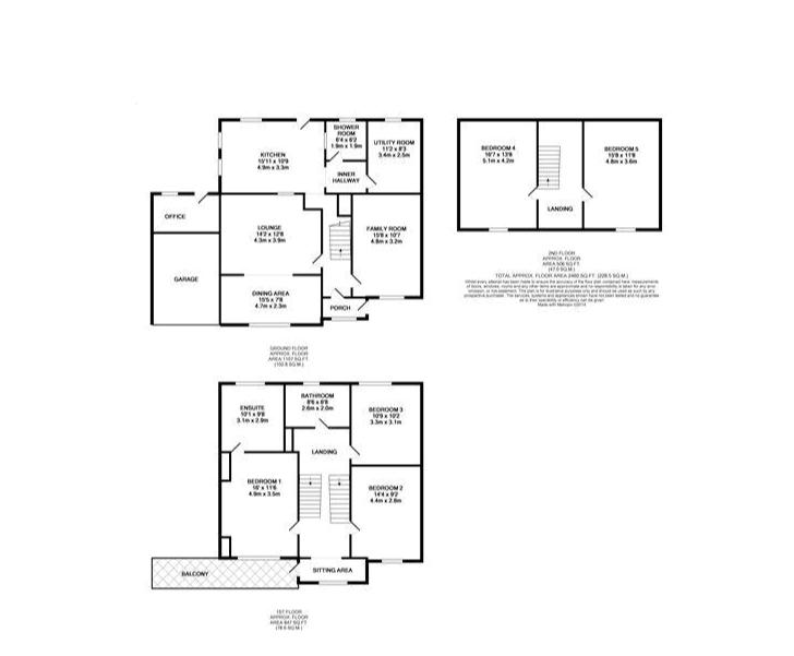 Floorplan - Beachway, Derbyhaven IM9 1TS, Castletown. - Plan 1 of 1