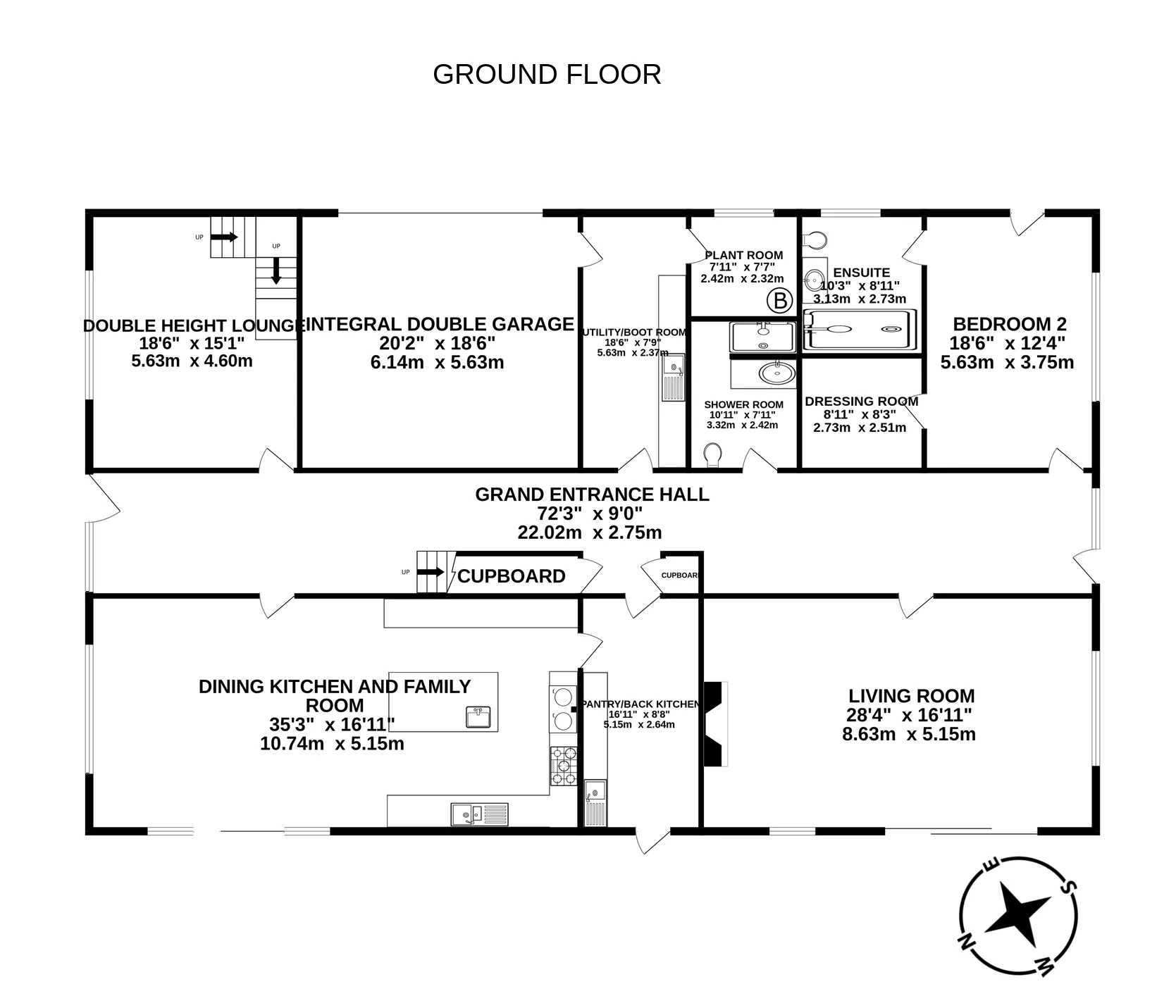 Floorplan - Lowena House, Peel Road, Kirk Michael. - Plan 1 of 2
