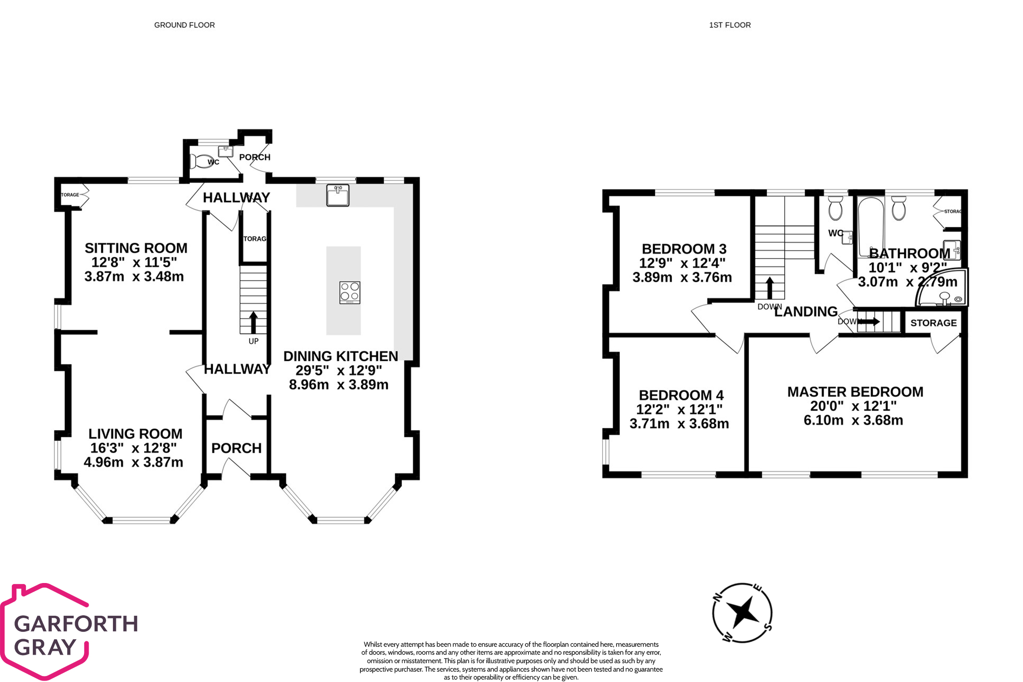 Floorplan - The Hollies, 54 Selborne Drive, Douglas. - Plan 1 of 2