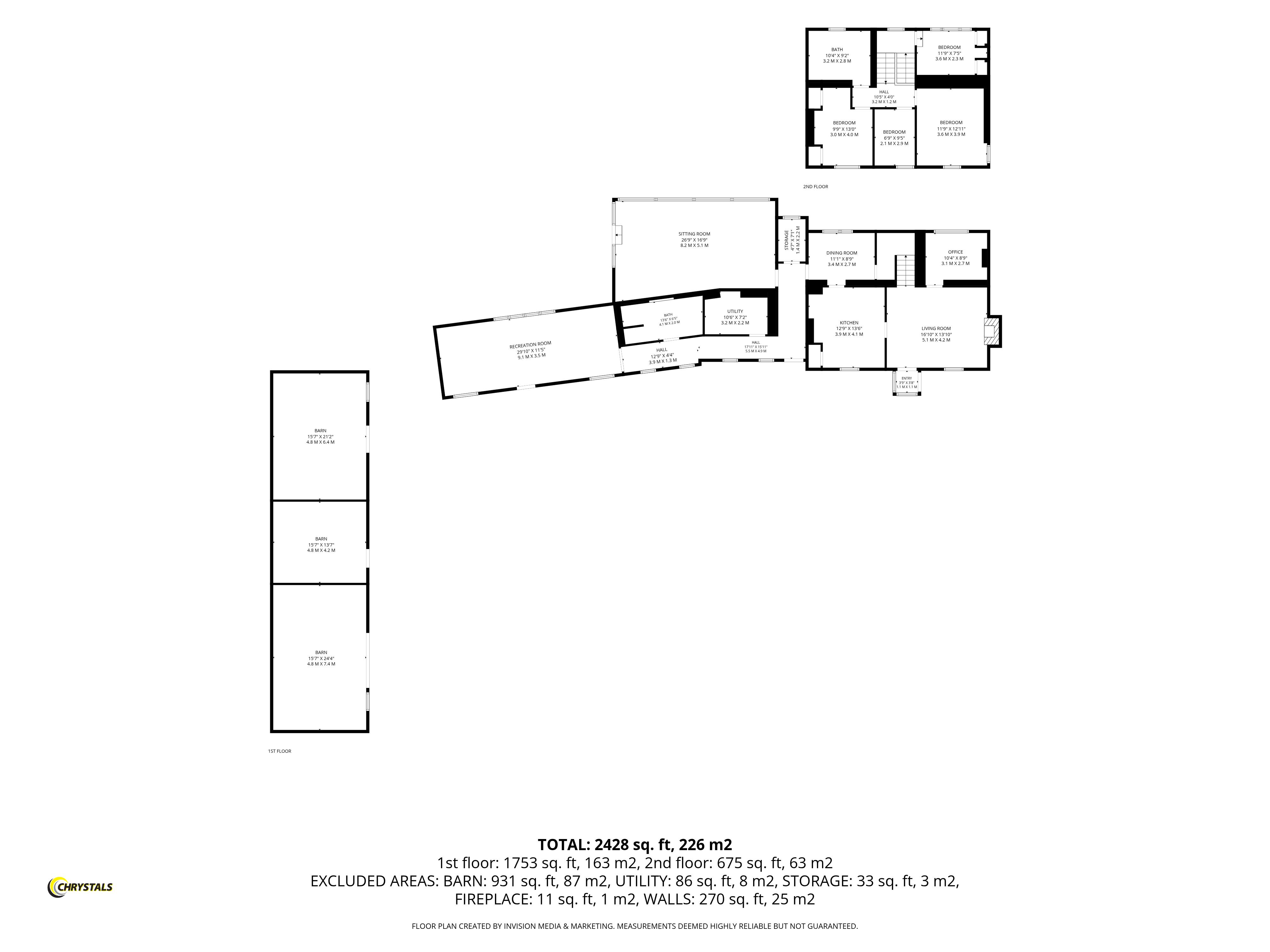 Floorplan - Ballaholly House, Jurby West IM7 3AS. - Plan 1 of 1