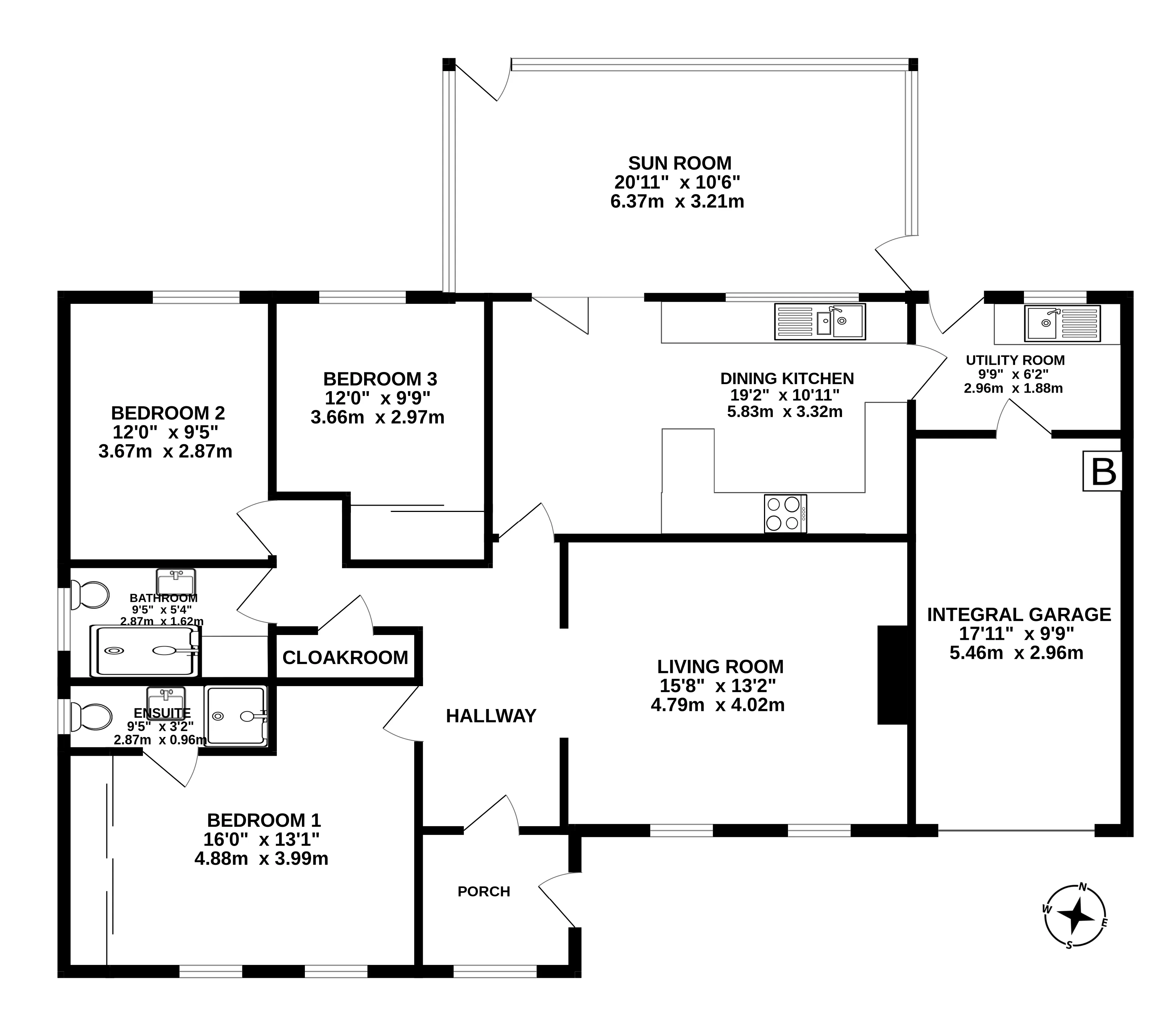 Floorplan - 17 Glebe Aalin, Station Road, Ballaugh. - Plan 1 of 1