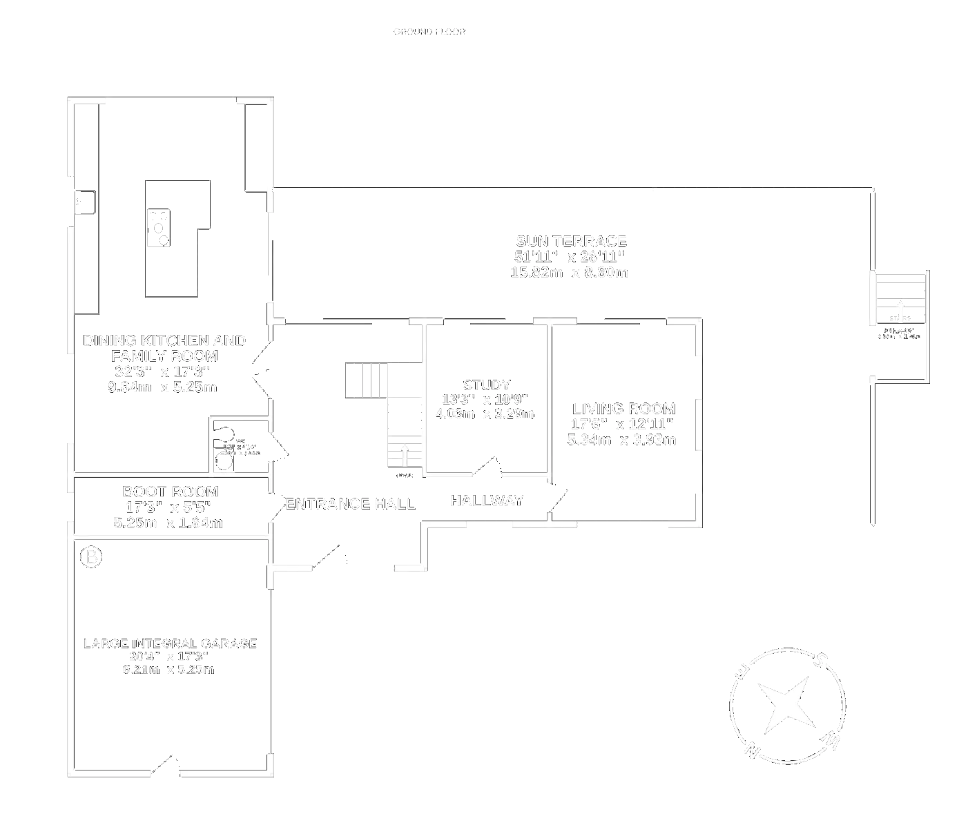 Floorplan - Old Ballaragh Barn, Ballaragh Road, Laxey. - Plan 1 of 3