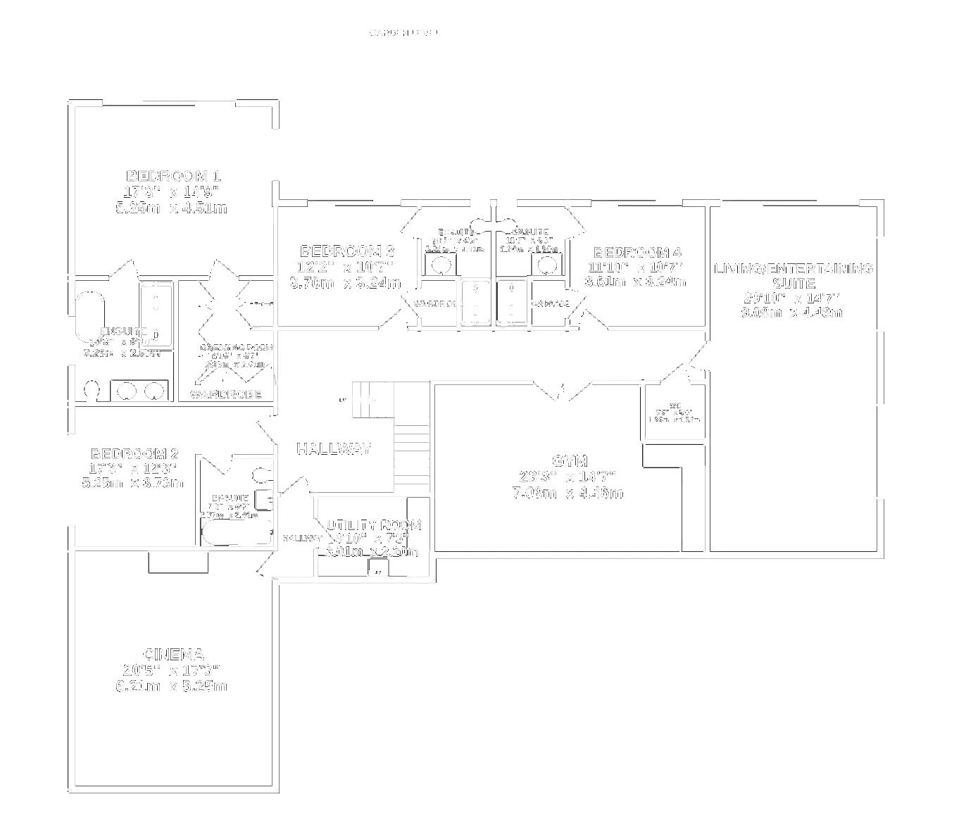 Floorplan - Old Ballaragh Barn, Ballaragh Road, Laxey. - Plan 2 of 3