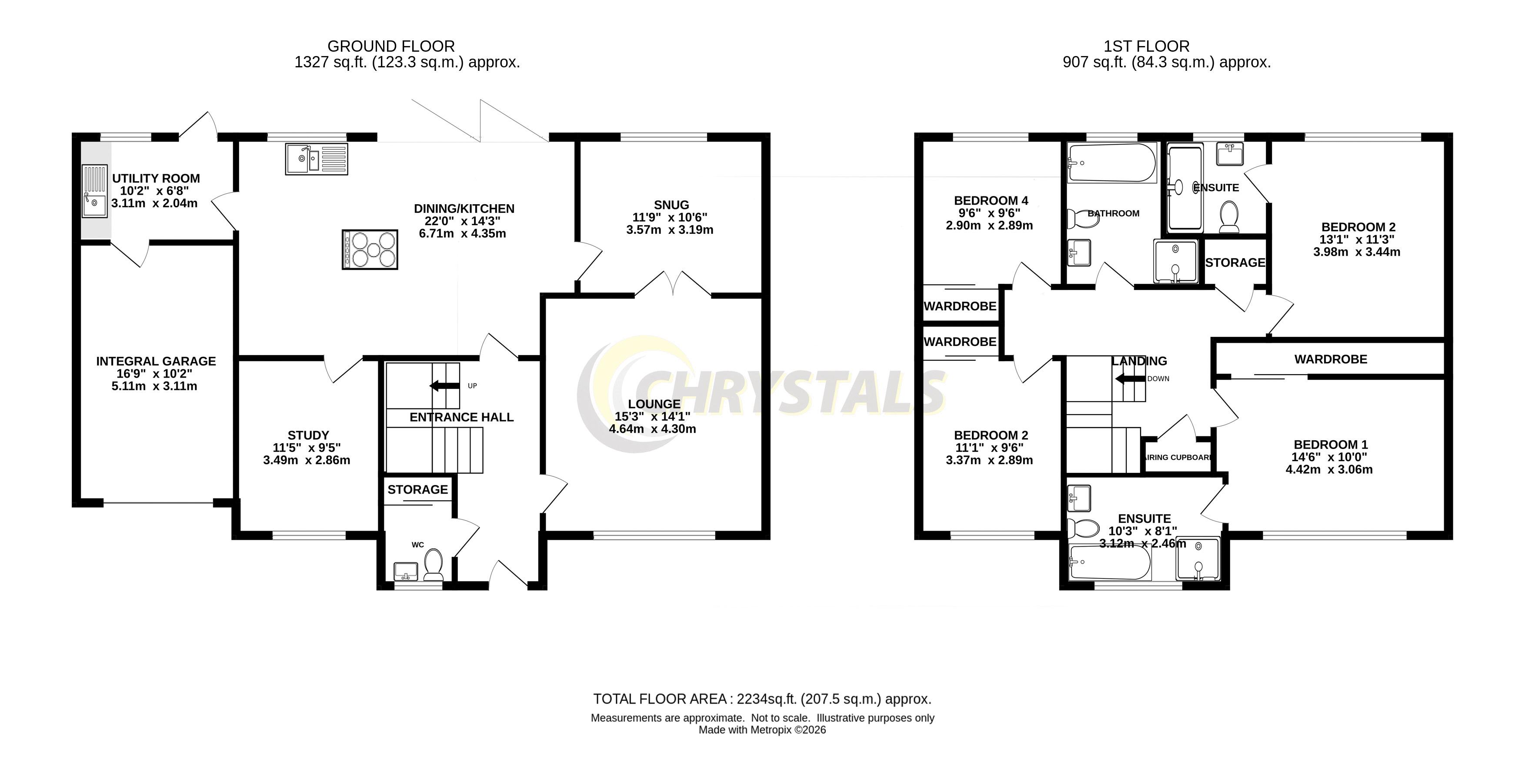 Floorplan - 5 Ballakilley Road, Ballakilley, Port Erin IM9 5NN. - Plan 1 of 1
